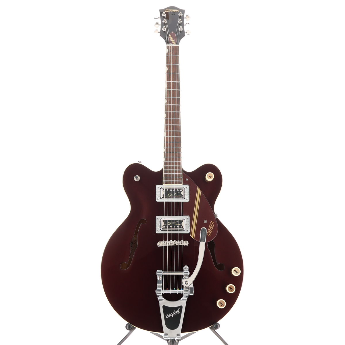 Gretsch G2604T Limited Edition Streamliner Rally II Two-Tone Oxblood/Walnut Stain (K4) (00154)