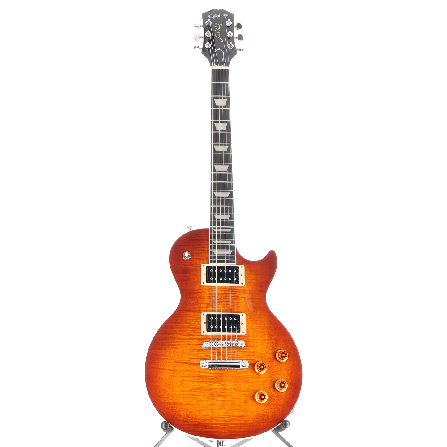 Epiphone Les Paul Modern Figured Electric Guitar Mojave Burst Electronics MOD (SR) (59040)
