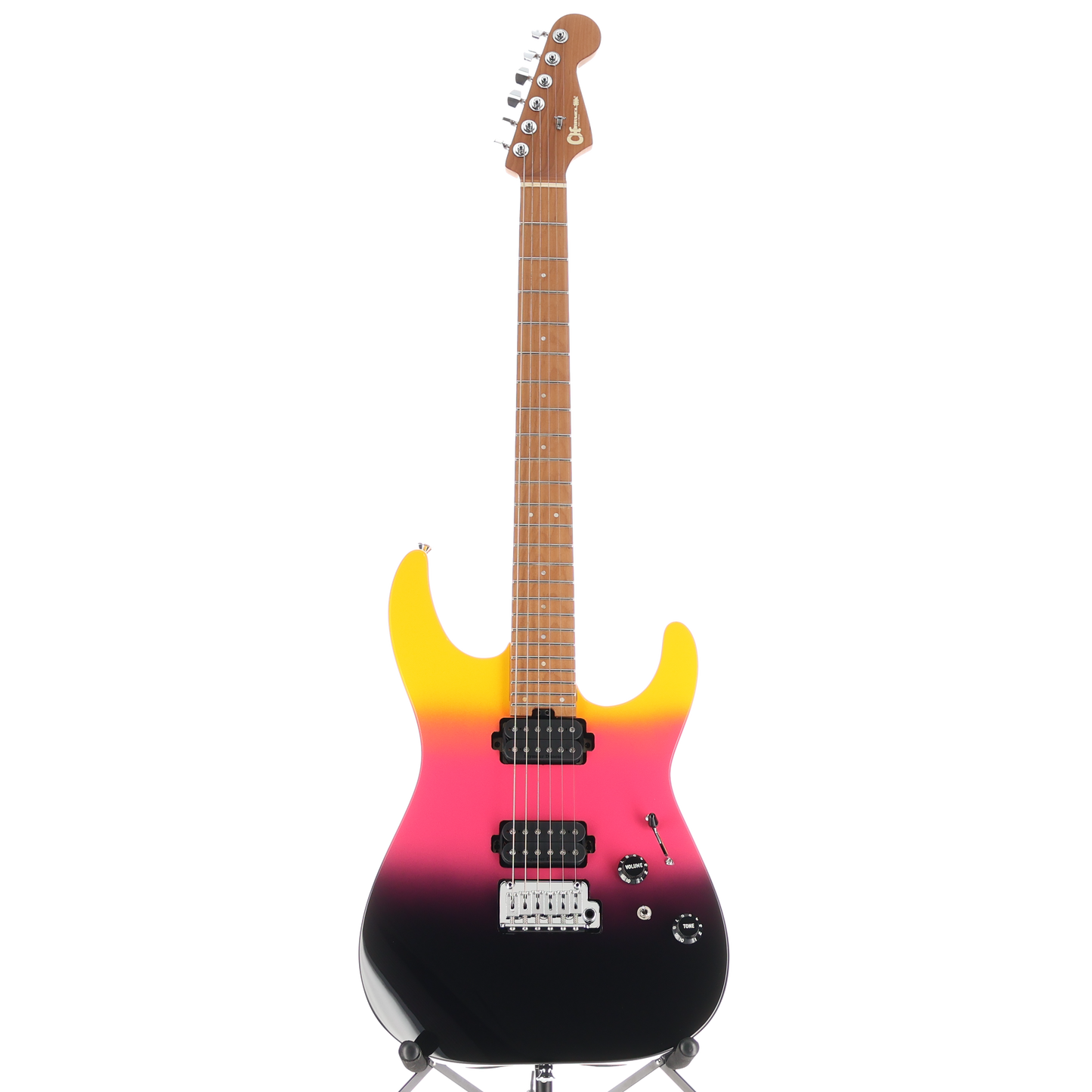 Charvel Pro-Mod DK24 HH 2PT CM, Caramelized Maple Fingerboard, Malibu Sunset (RP) (11500)