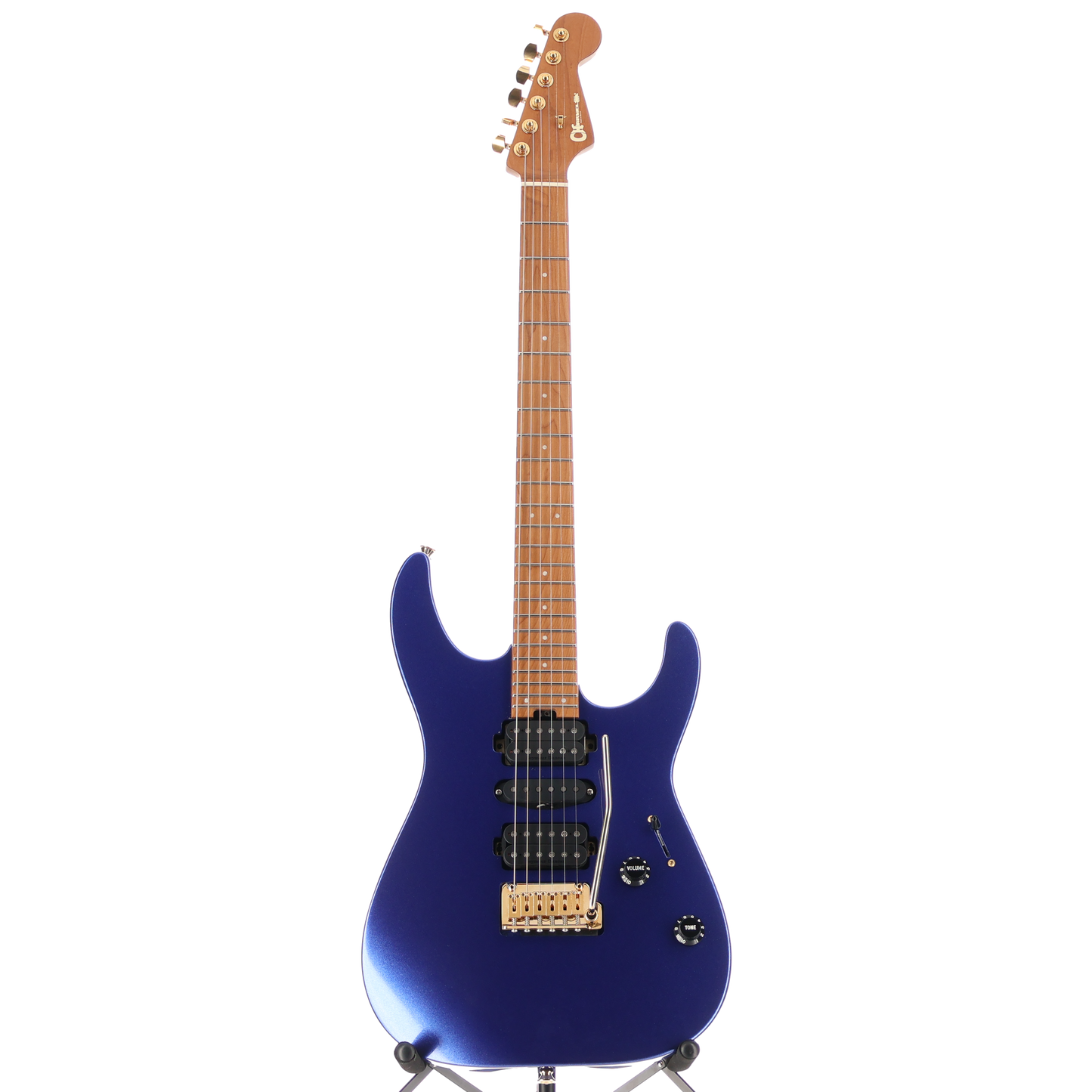 Charvel Pro-Mod DK24 HSH 2PT CM, Caramelized Maple Fingerboard, Mystic Blue (J1) (03242)