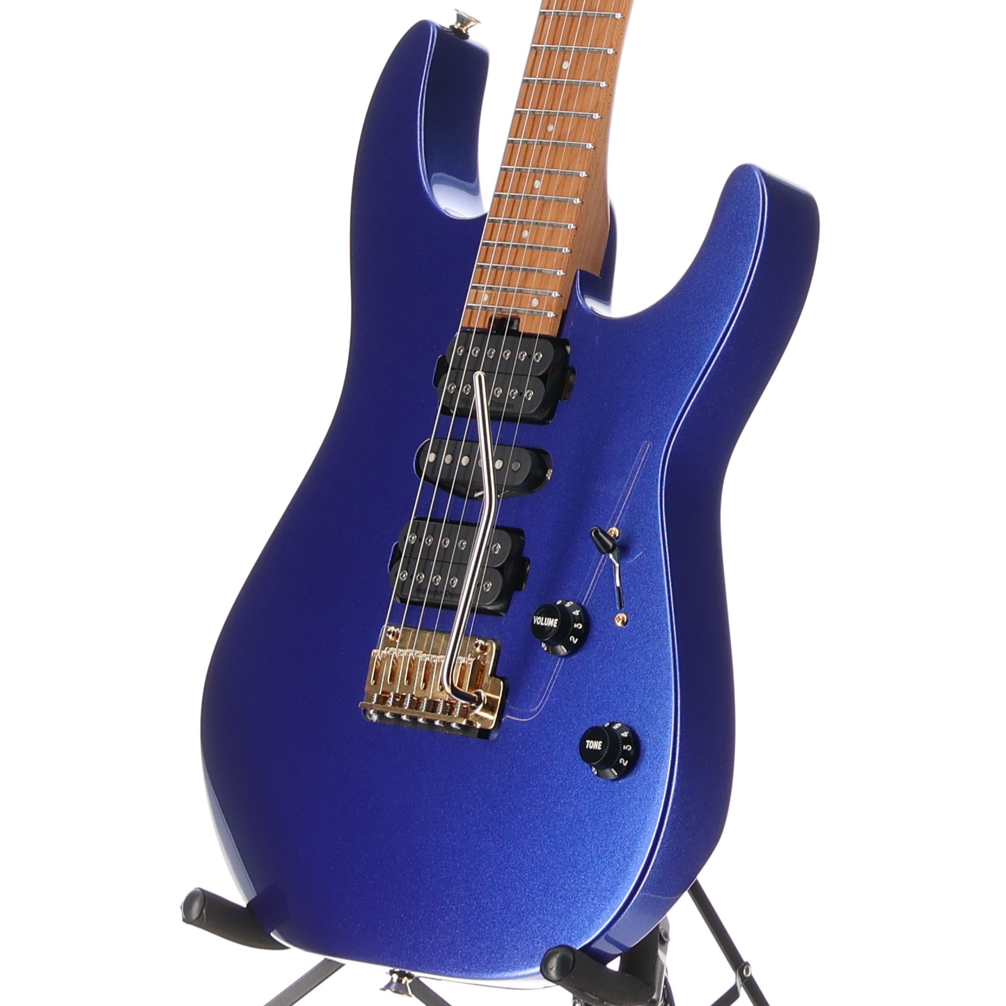 Charvel Pro-Mod DK24 HSH 2PT CM Caramelized Maple Fingerboard Mystic Blue (X10) (03107)