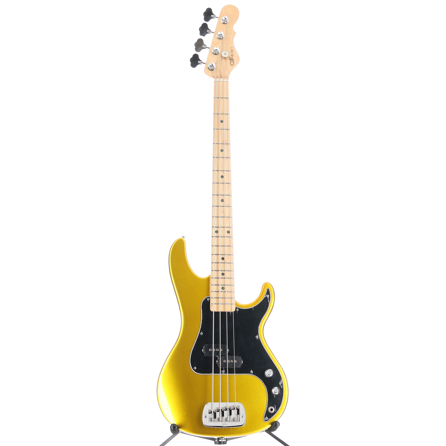 G&L Fullerton Deluxe SB-1 - Yellow Sparkle (M5) (08143)