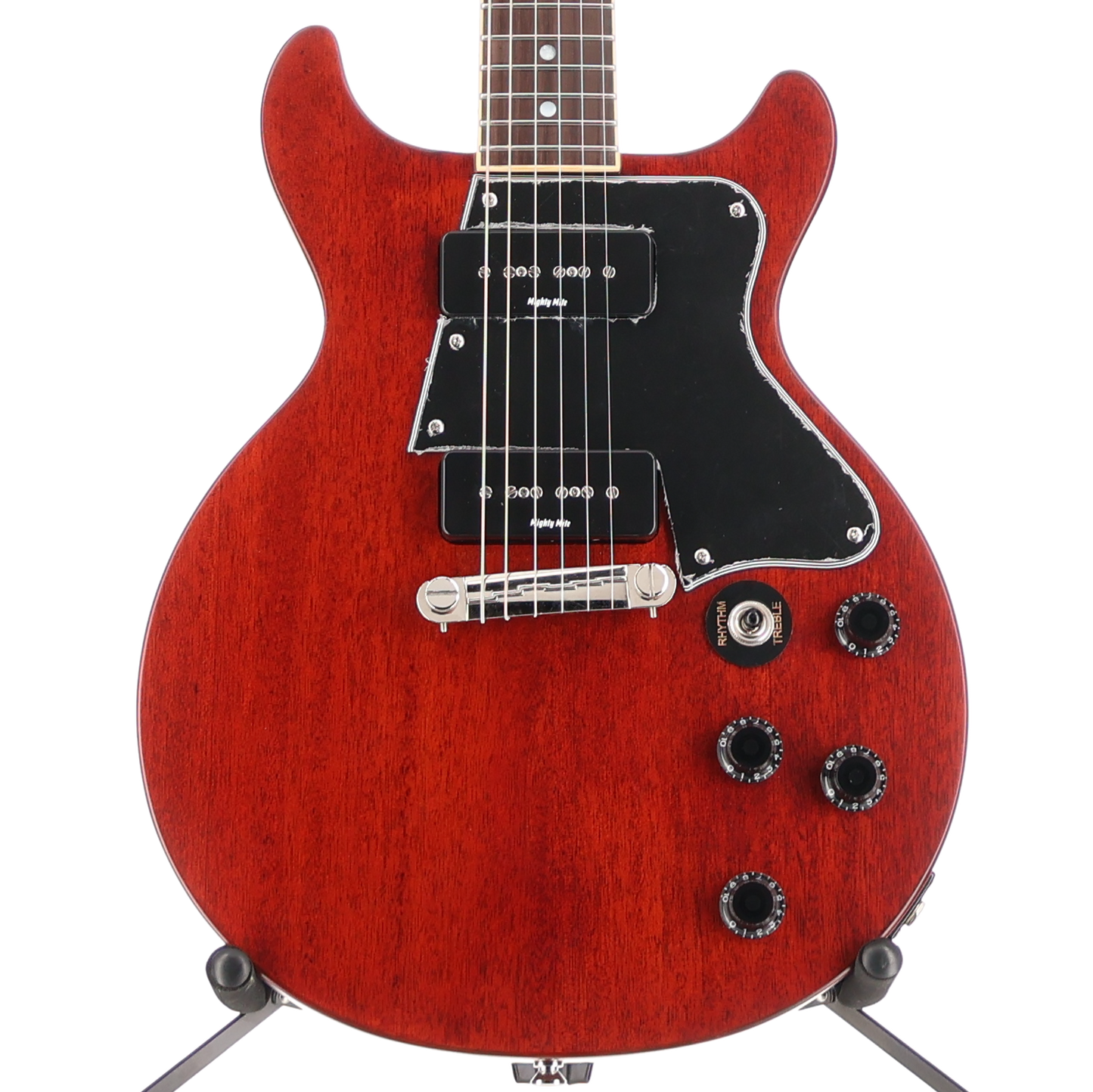 Epiphone Inspired by Gibson Custom Shop 1960 Les Paul Special Double Cut Reissue - Mighty Mite MOD - Cherry Red (X13)  (59079)