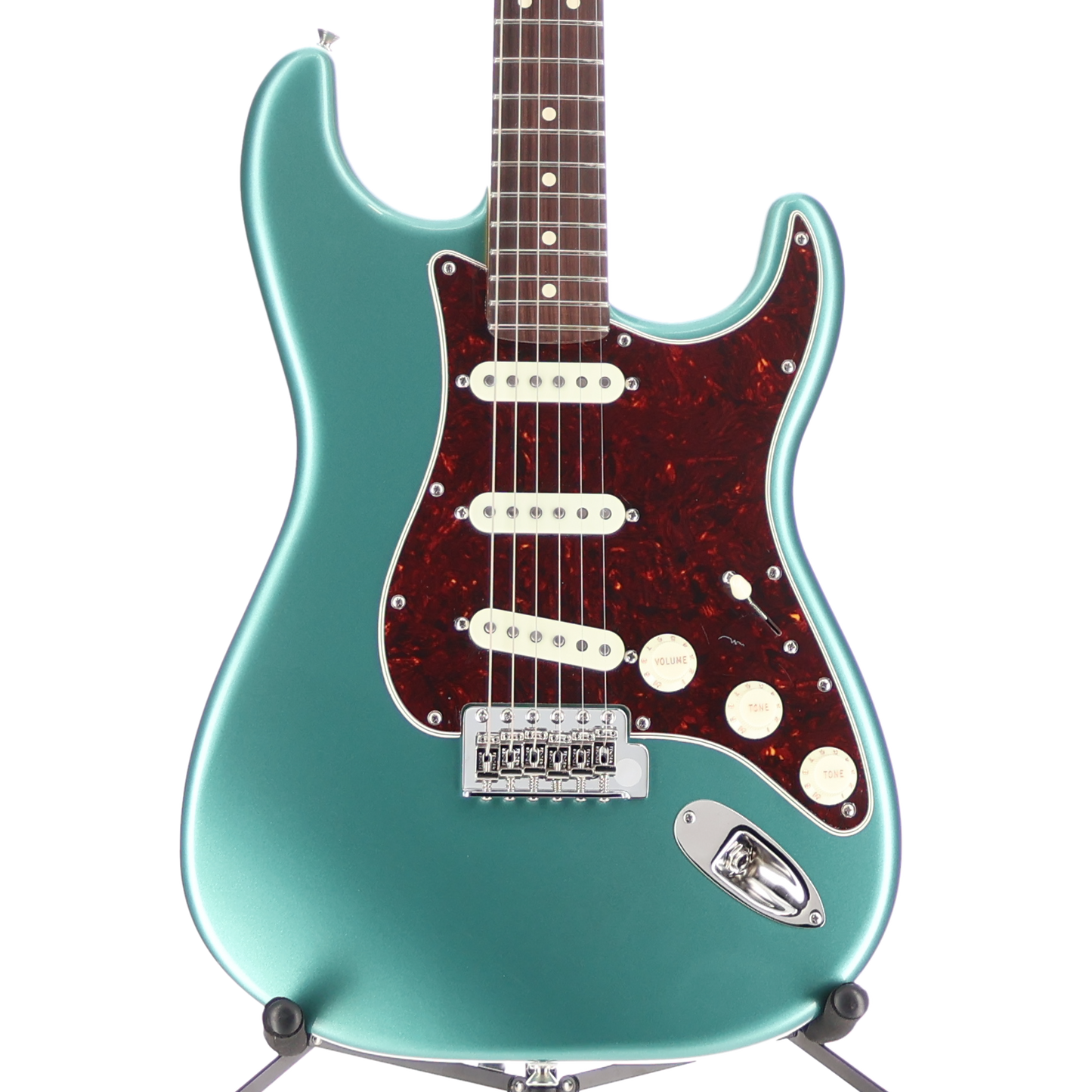 Fender American Professional Classic Stratocaster®, Rosewood Fingerboard - Faded Sherwood Green Metallic (W2) (02643)
