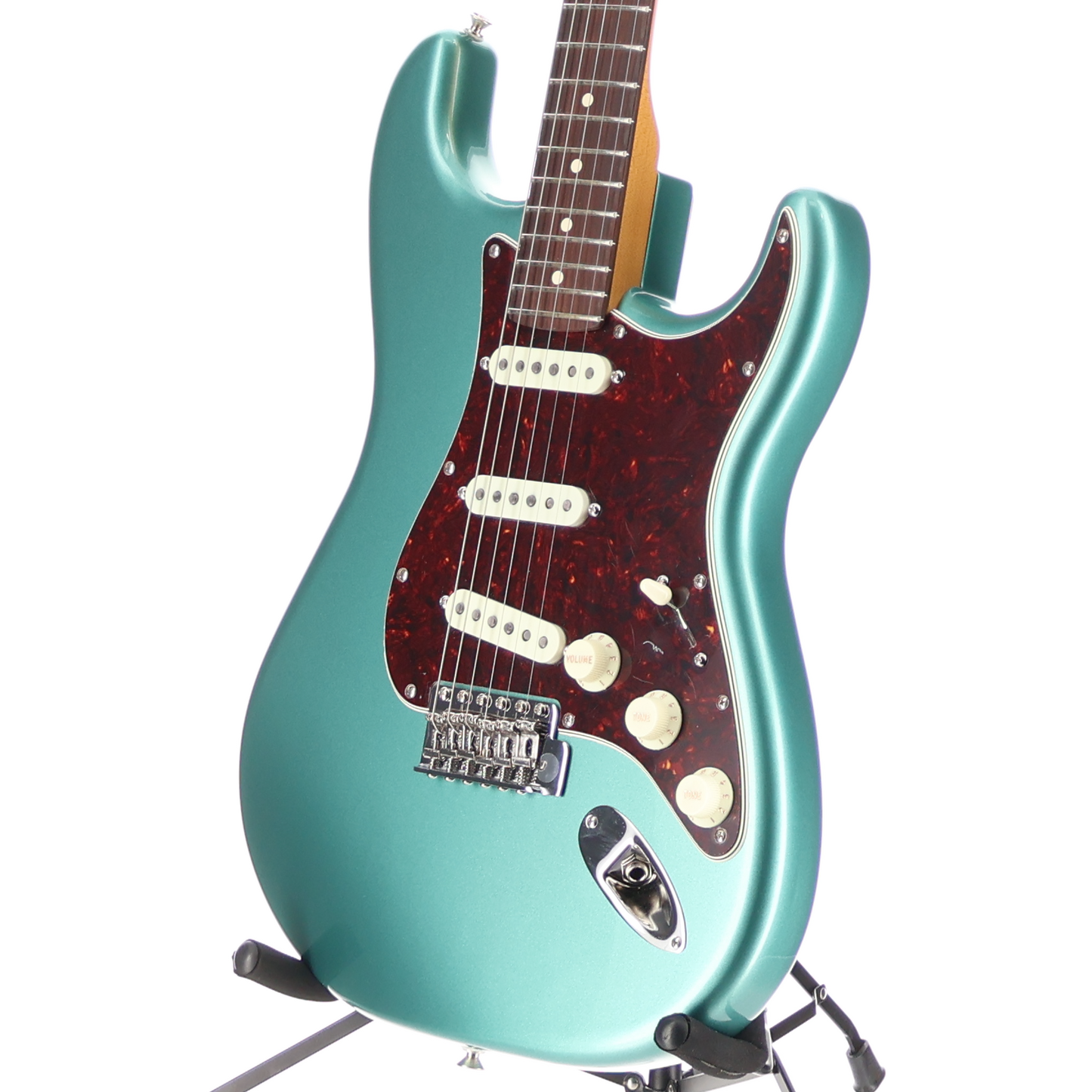 Fender American Professional Classic Stratocaster®, Rosewood Fingerboard - Faded Sherwood Green Metallic (W2) (02643)