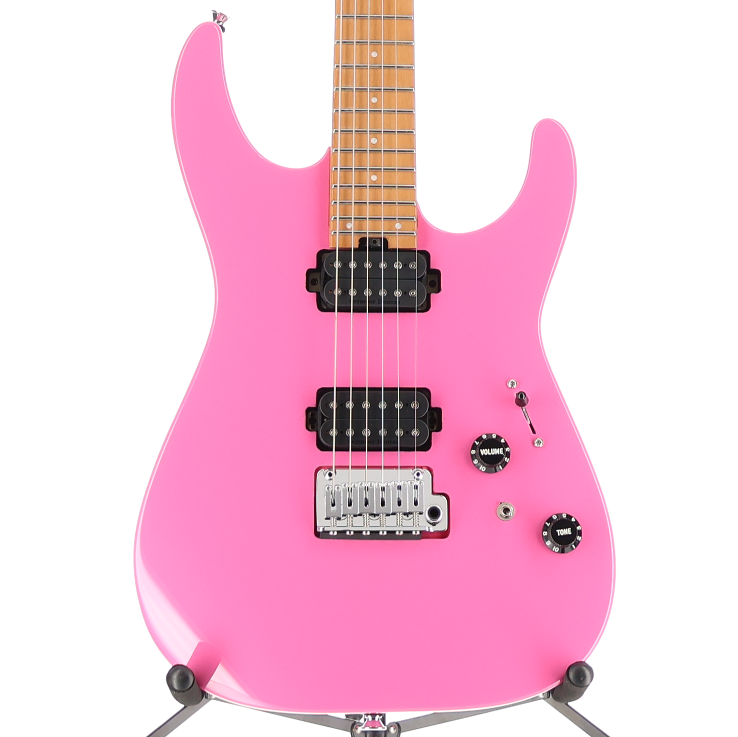 Charvel Pro-Mod DK24 HH 2PT CM, Caramelized Maple Fingerboard, Bubblegum Pink (RP) (11519)