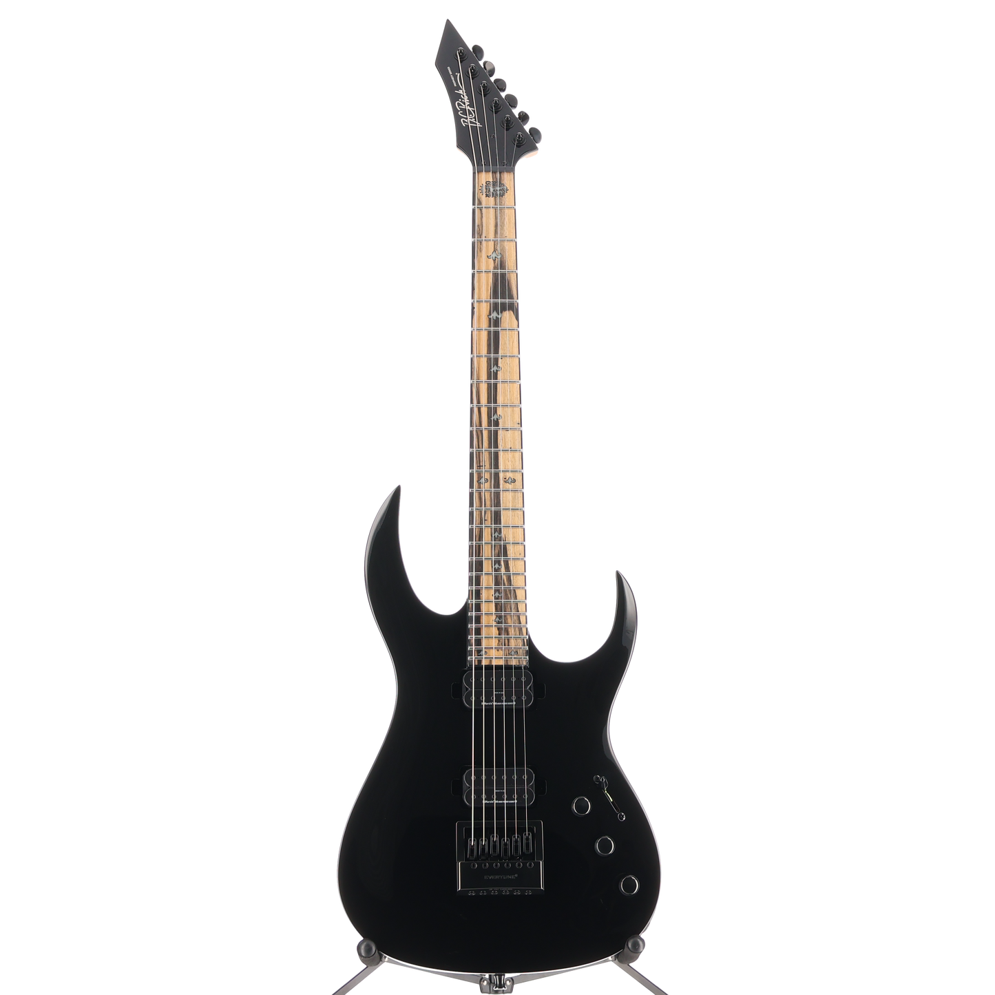 BC Rich Shredzilla Prophecy Archtop with EverTune - Gloss Black, Professional Setup (V12)  (60358)