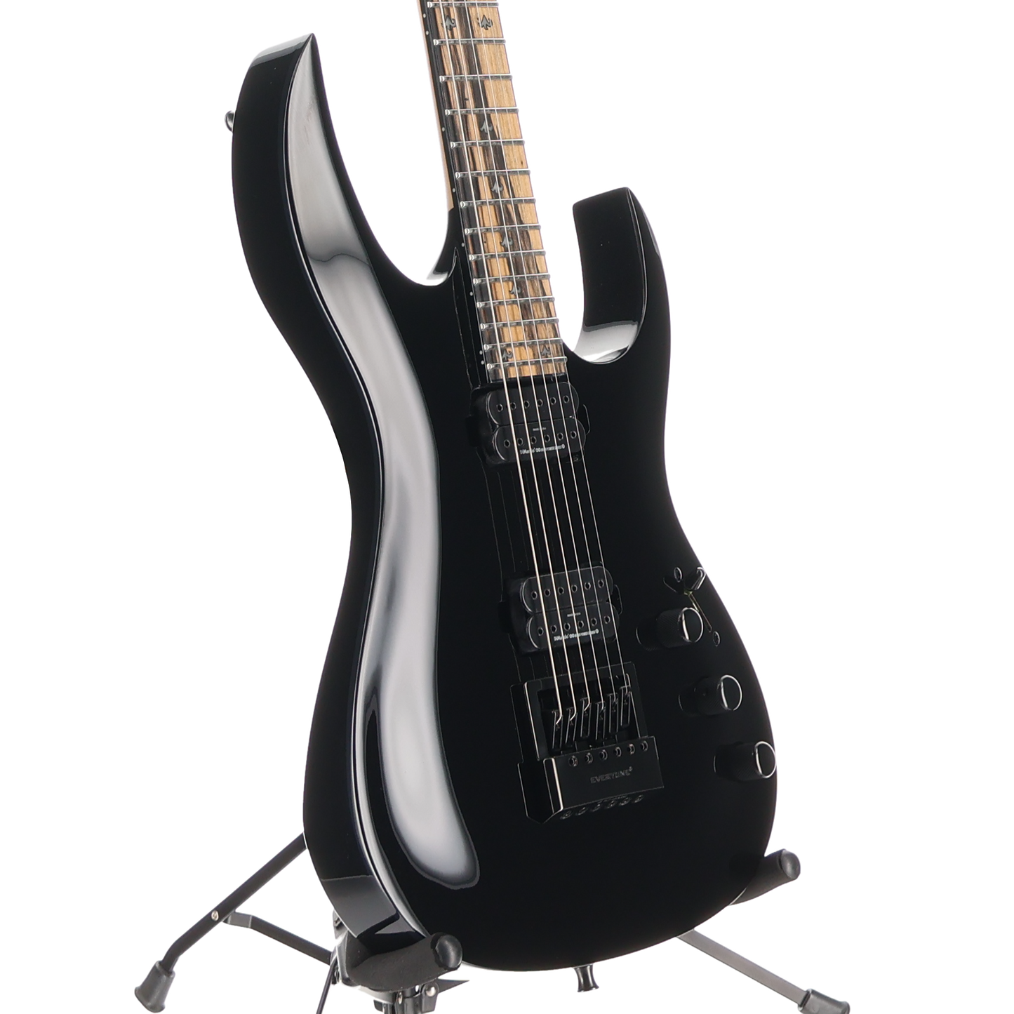 BC Rich Shredzilla Prophecy Archtop with EverTune - Gloss Black, Professional Setup (V12)  (60358)