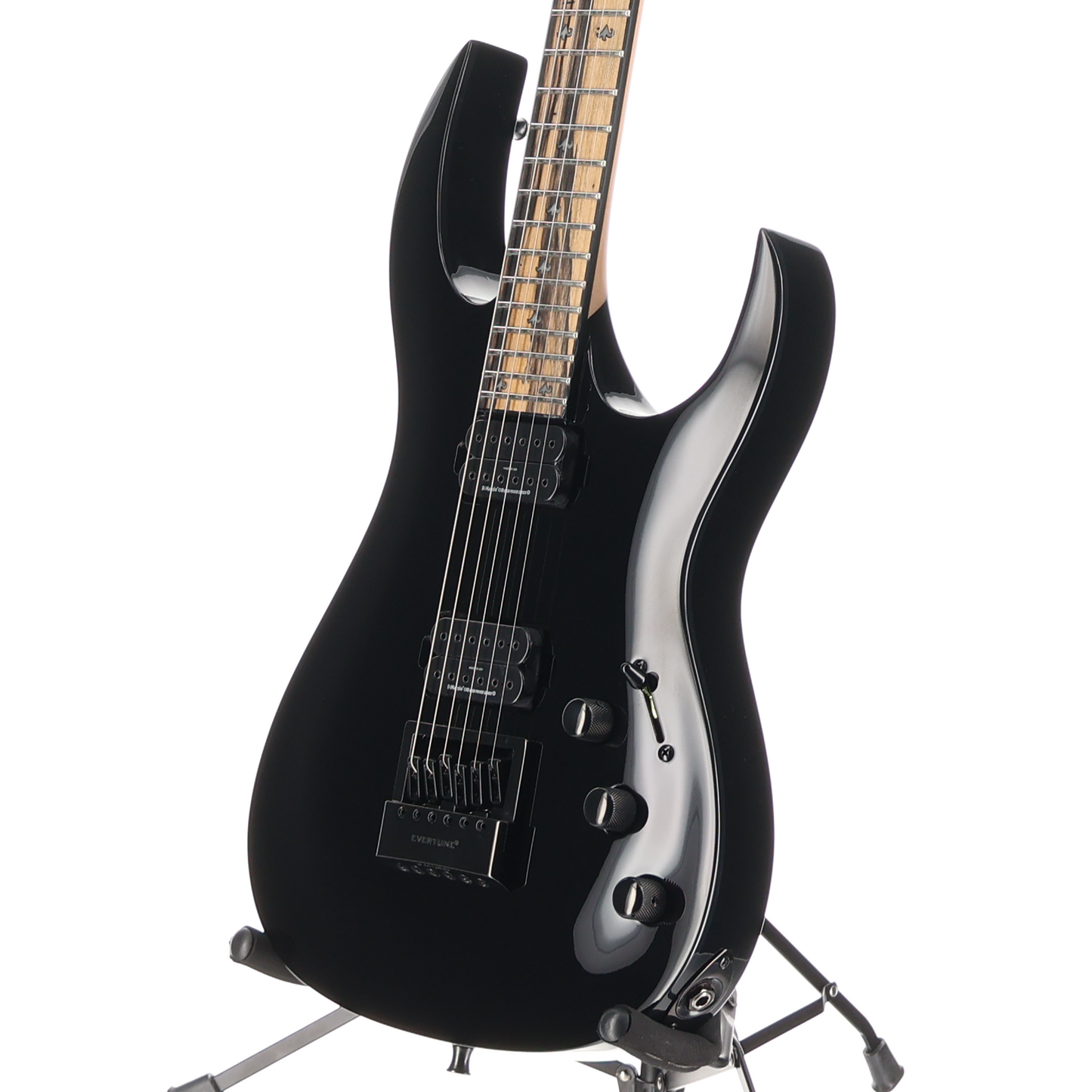 BC Rich Shredzilla Prophecy Archtop with EverTune - Gloss Black, Professional Setup (V12)  (60358)