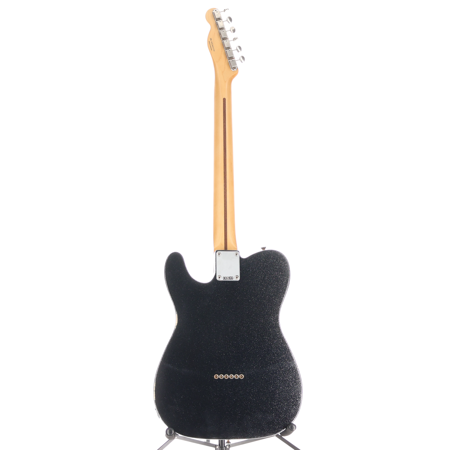Fender Brad Paisley Road Worn Telecaster, Maple Fingerboard, Black Sparkle (M8) (59709)