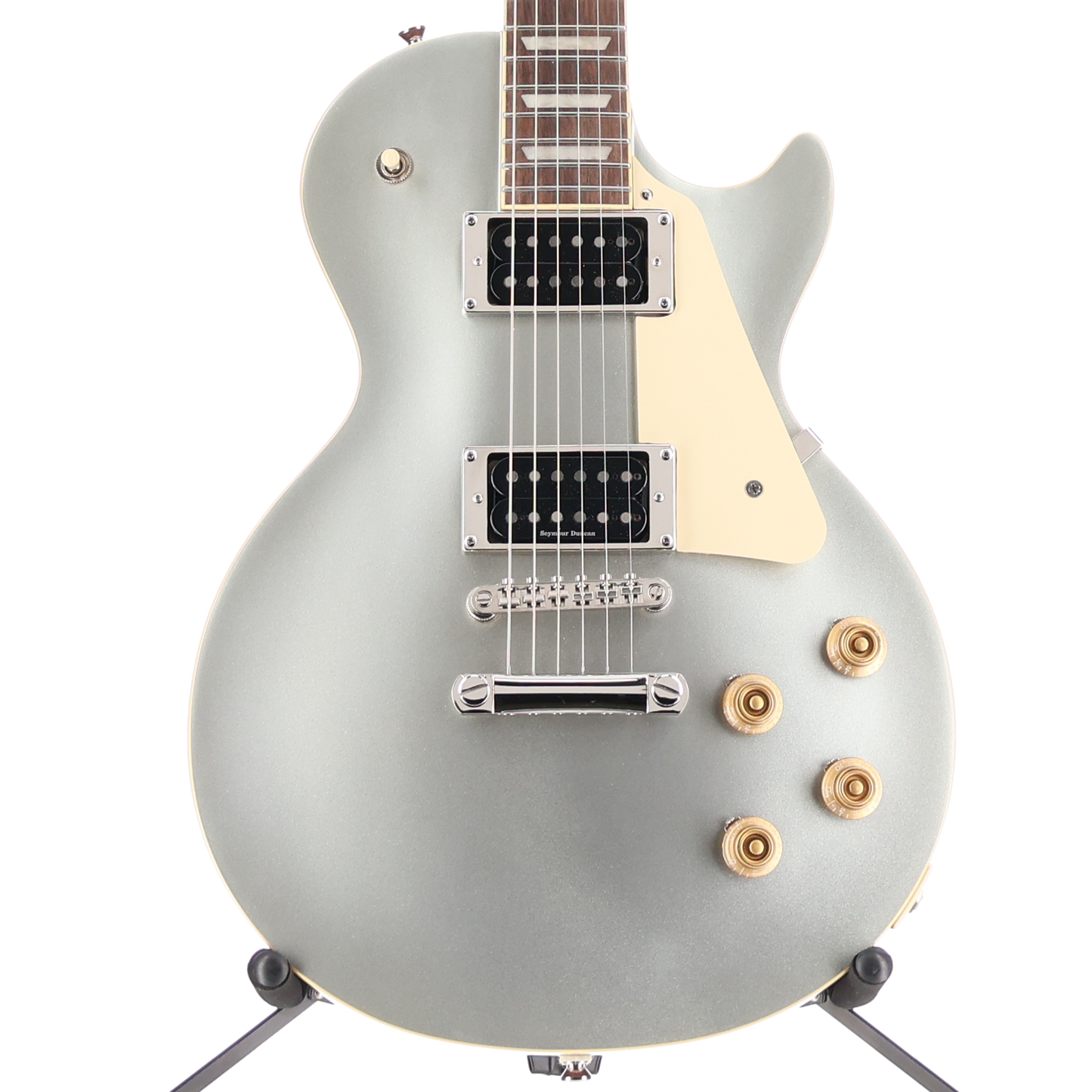 Epiphone Les Paul Standard 60s Silver Mist--Seymour Duncan Stag Mag SH3 Pickup Mod (RC1) (59050)