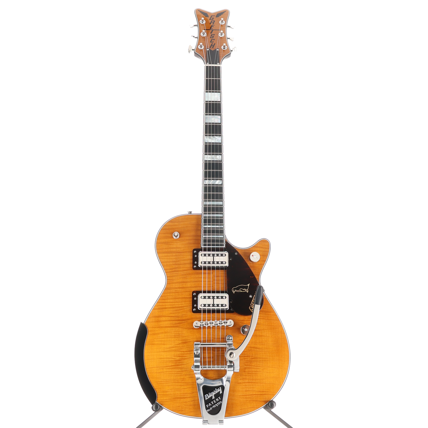 Gretsch G6134TFM-NH Nigel Hendroff Signature Penguin, Ebony Fingerboard, Amber Flame (P5) (10197)