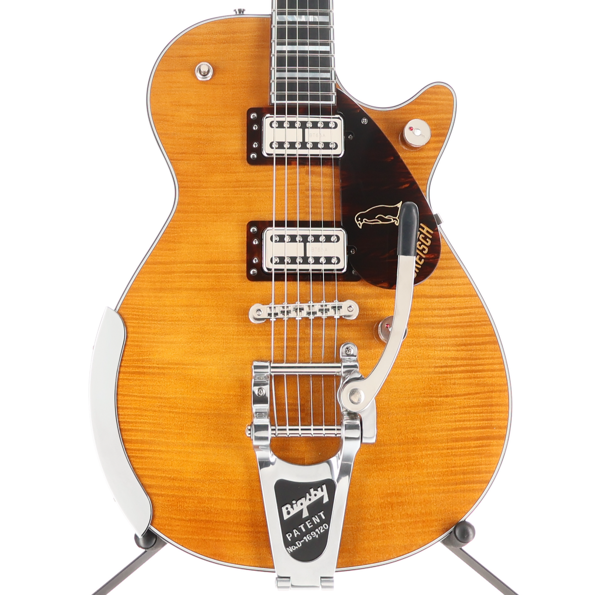 Gretsch G6134TFM-NH Nigel Hendroff Signature Penguin, Ebony Fingerboard, Amber Flame (R2) (24933)