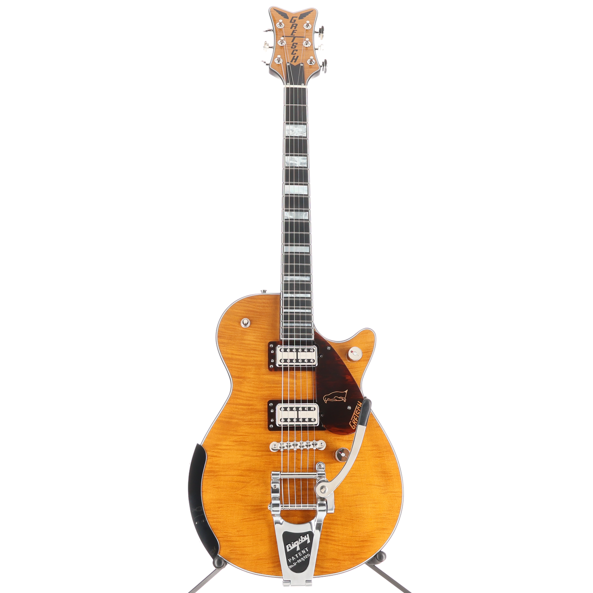 Gretsch G6134TFM-NH Nigel Hendroff Signature Penguin, Ebony Fingerboard, Amber Flame (X12) (72320)