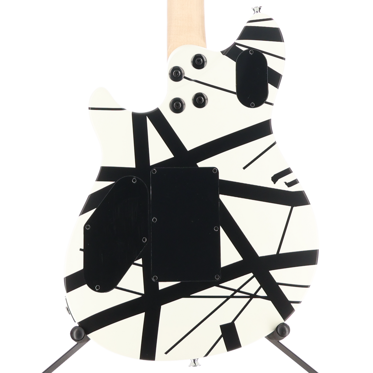 EVH Wolfgang Special Striped Series, Ebony Fingerboard, Black and White (SR) (3040M)