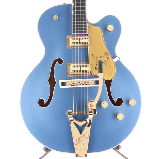 Gretsch Falcon Hollow Body String-Thru Bigsby Ebony Fingerboard - Cerulean Smoke (I10) (24470)