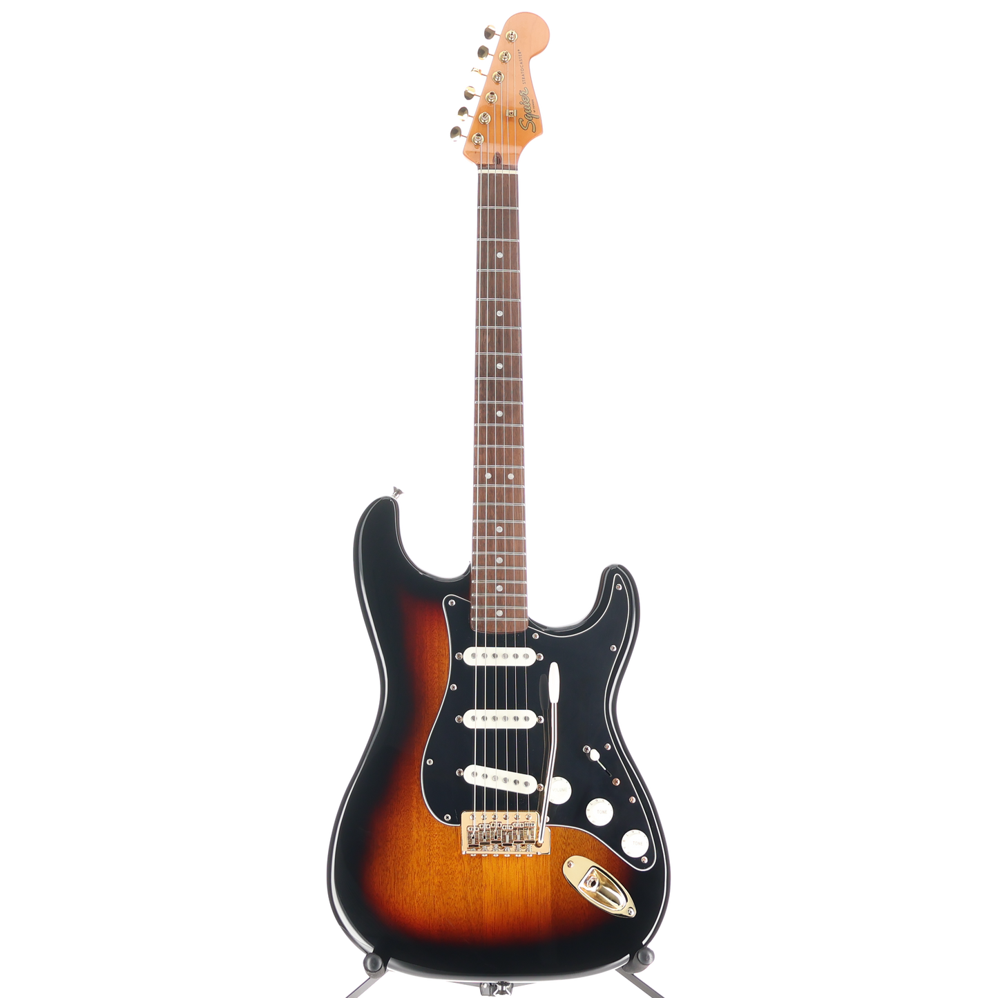 Squier FSR Classic Vibe '60s Stratocaster, Laurel Fingerboard, Black Pickguard, Gold Hardware, 3-Color Sunburst (H3) (02834)