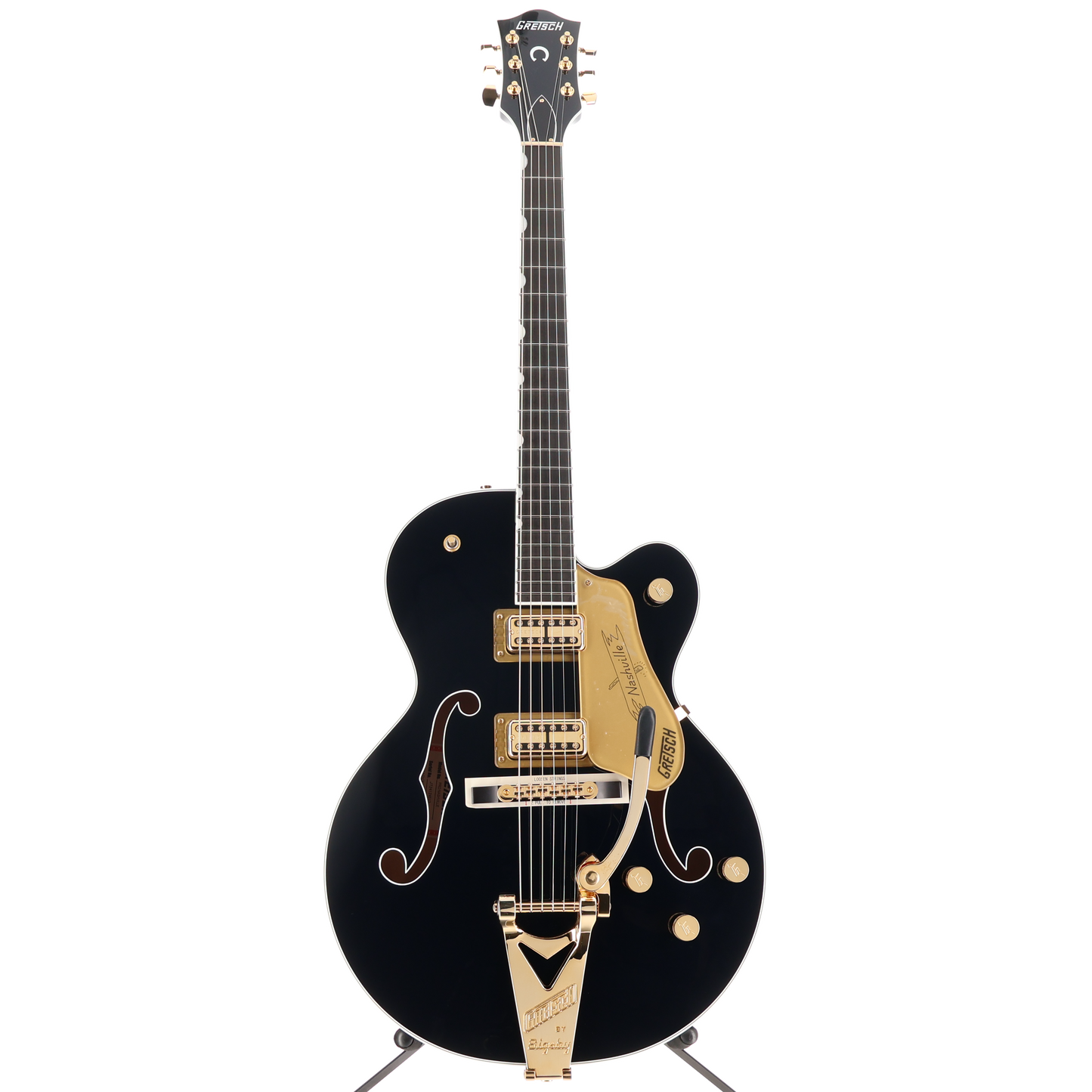 Gretsch Nashville Hollow Body String-Thru Bigsby Gold Hardware Ebony Fingerboard - Midnight Sapphire (RC1) (24513)