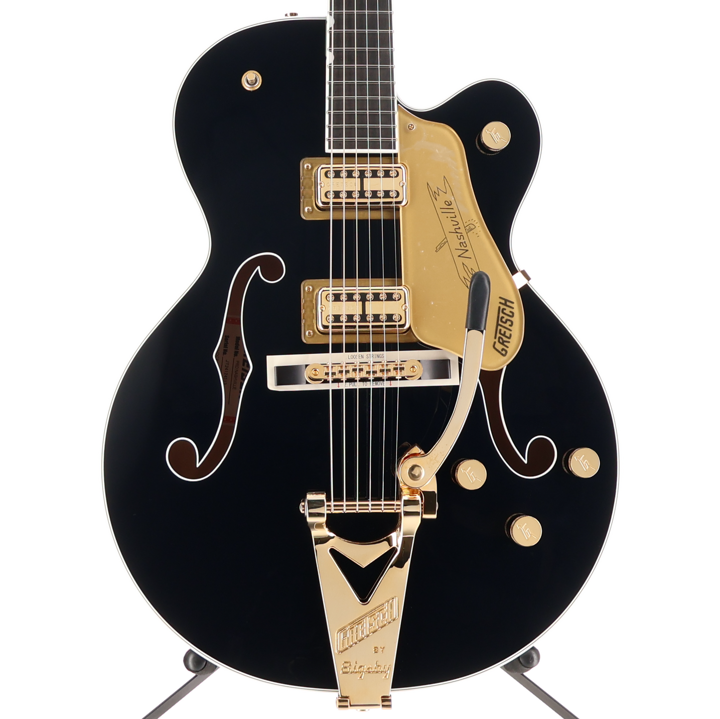 Gretsch Nashville Hollow Body String-Thru Bigsby Gold Hardware Ebony Fingerboard - Midnight Sapphire (RC1) (24513)