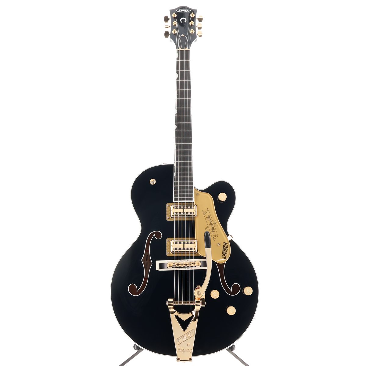 Gretsch Nashville Hollow Body String-Thru Bigsby Gold Hardware Ebony Fingerboard - Midnight Sapphire (RC1) (20698)