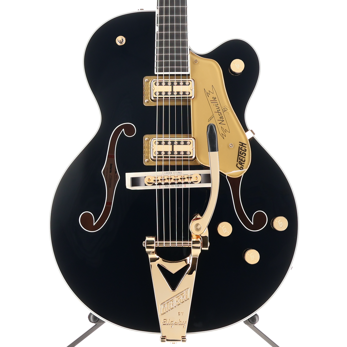 Gretsch Nashville Hollow Body String-Thru Bigsby Gold Hardware Ebony Fingerboard - Midnight Sapphire (RC1) (20698)