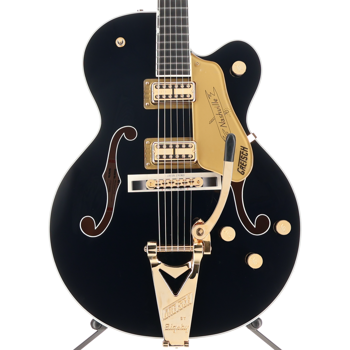 Gretsch Nashville Hollow Body String-Thru Bigsby Gold Hardware Ebony Fingerboard - Midnight Sapphire (RC4) (24503)