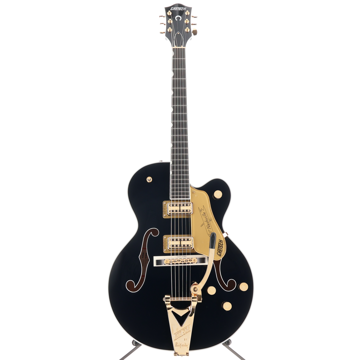 Gretsch Nashville Hollow Body String-Thru Bigsby Gold Hardware Ebony Fingerboard - Midnight Sapphire (RC4) (24503)