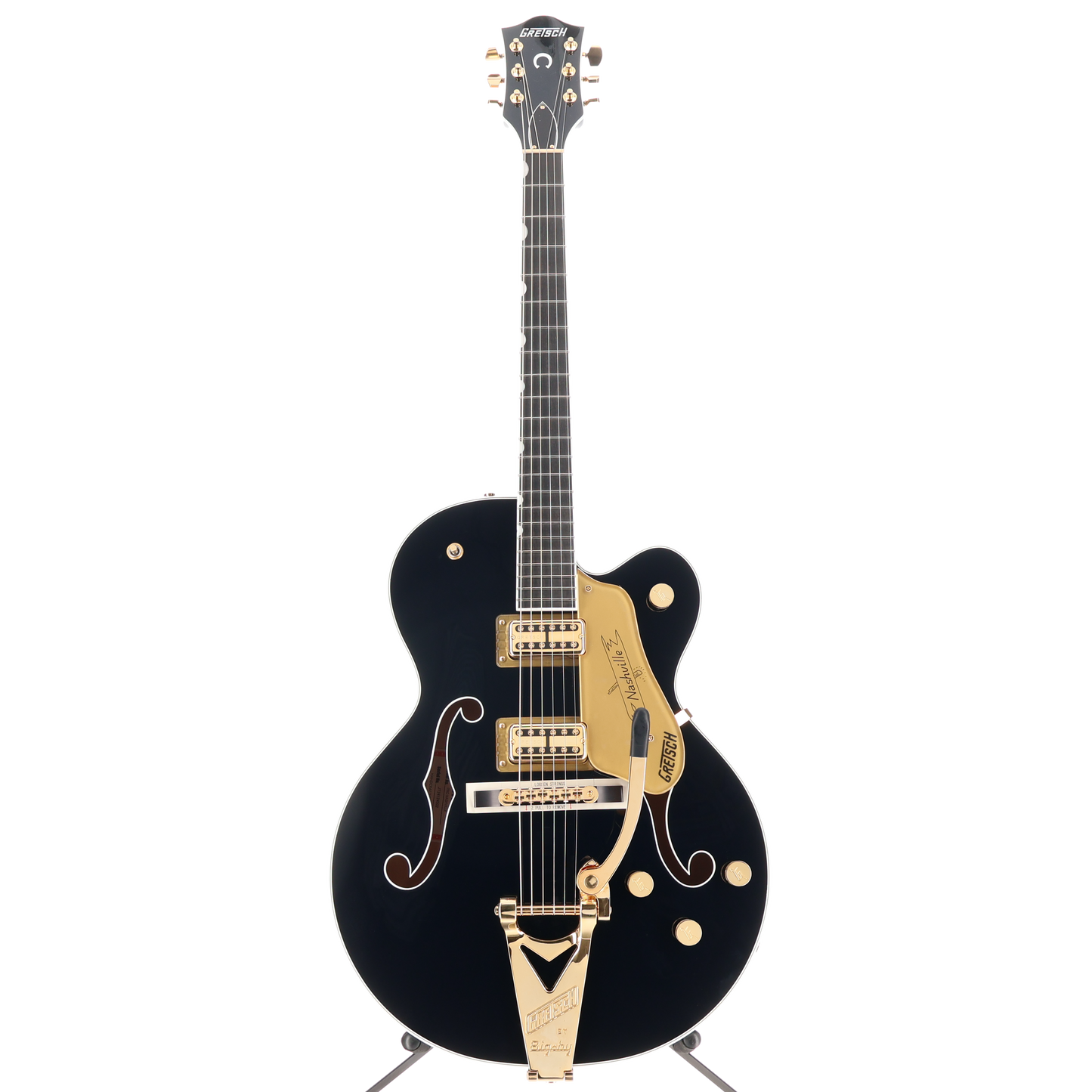 Gretsch Nashville Hollow Body with String-Thru Bigsby and Gold Hardware, Ebony Fingerboard - Midnight Sapphire (P) (24502)