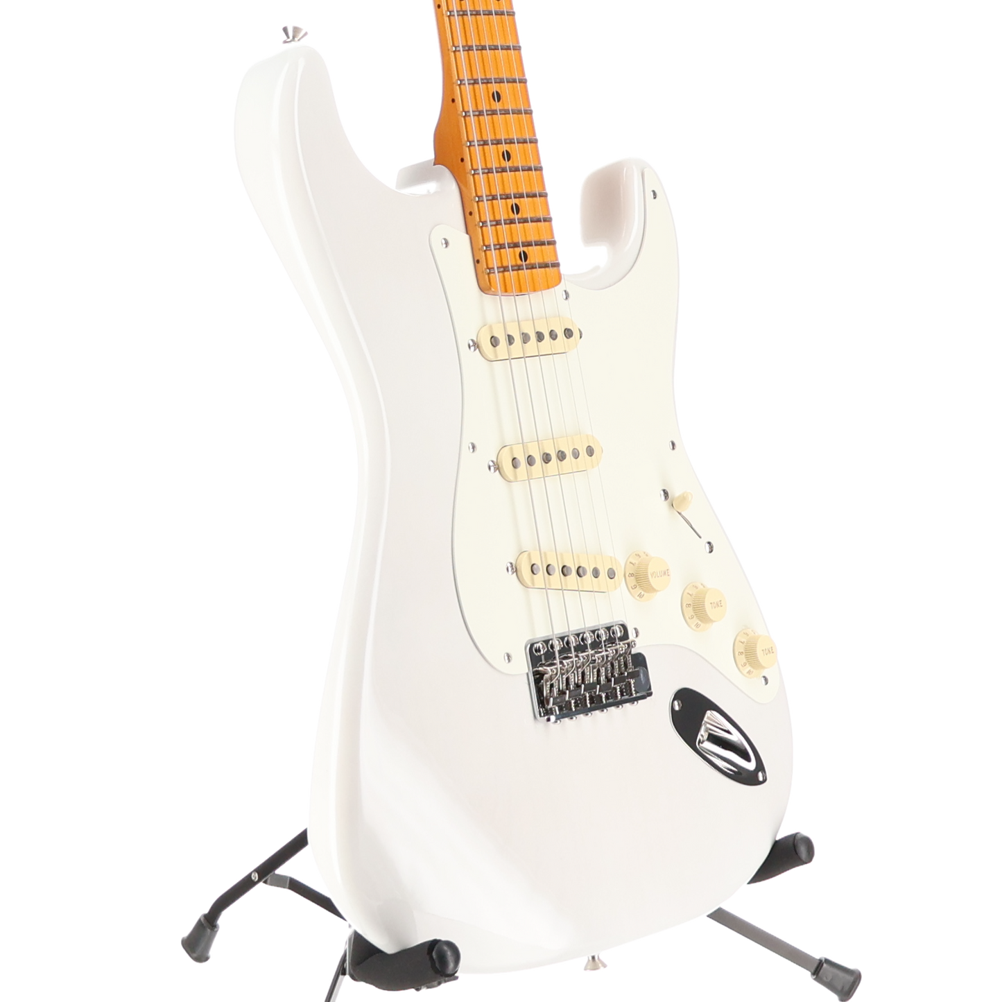 Fender Eric Johnson Stratocaster, Maple Fingerboard, White Blonde (RC3) (23925)