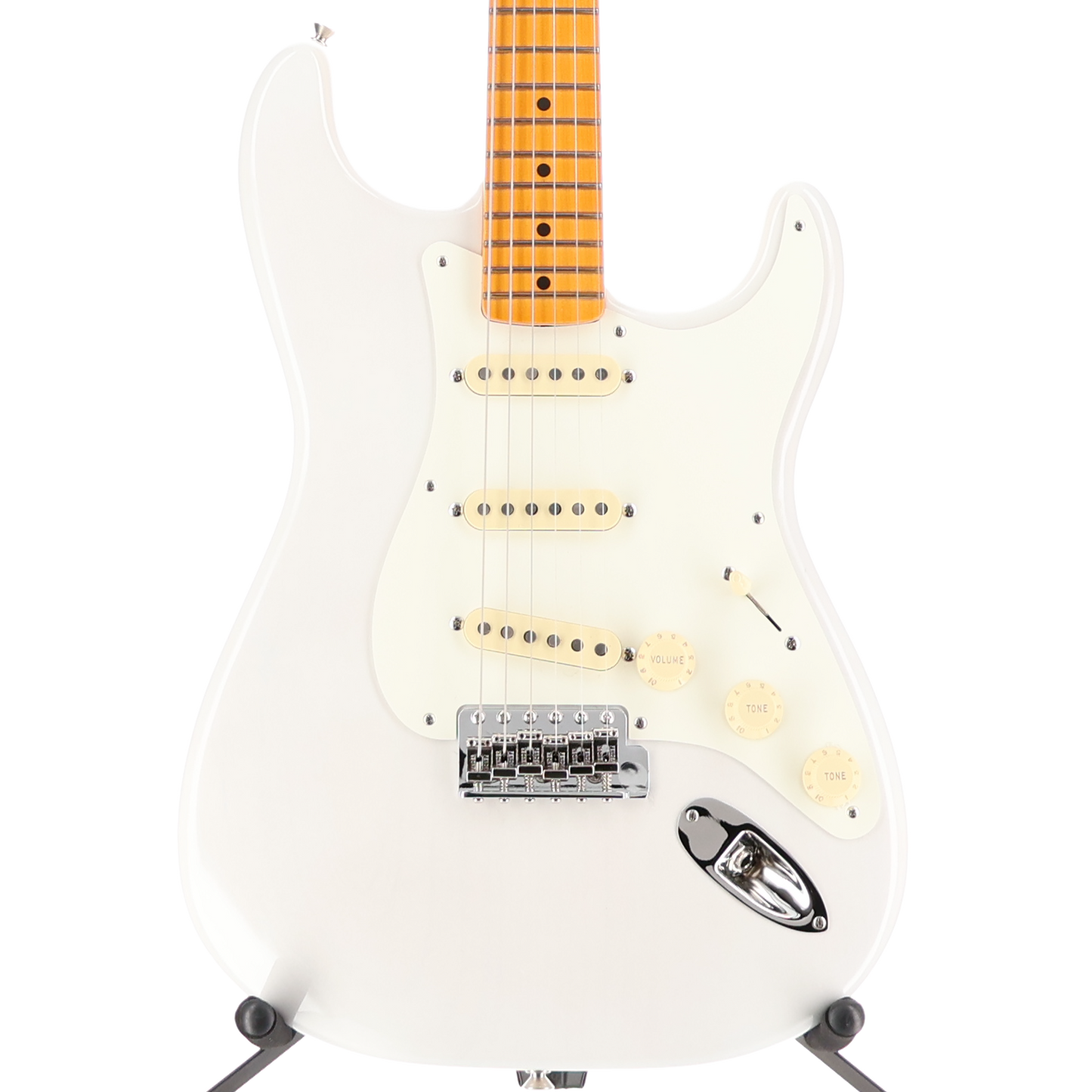 Fender Eric Johnson Stratocaster, Maple Fingerboard, White Blonde (RC3) (23925)