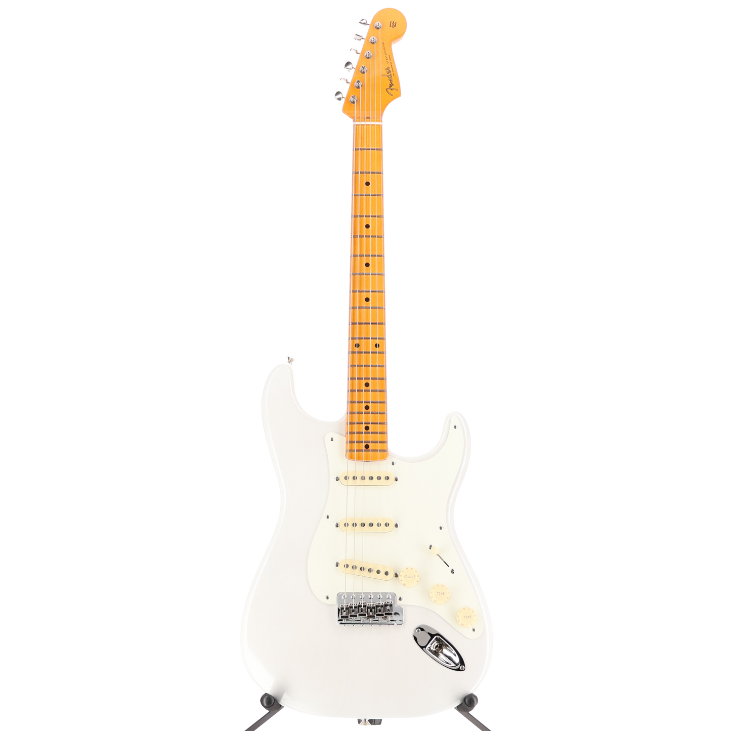 Fender Eric Johnson Stratocaster, Maple Fingerboard, White Blonde (RC3) (23925)