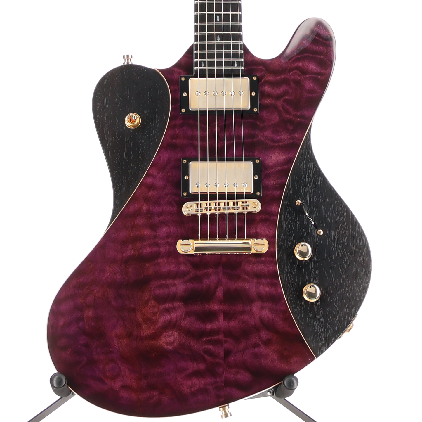 Framus Masterbuilt Steve Salas Signature Idolmaker Electric Guitar Black Satin Back and Sides - 2014 (P1) (37914)