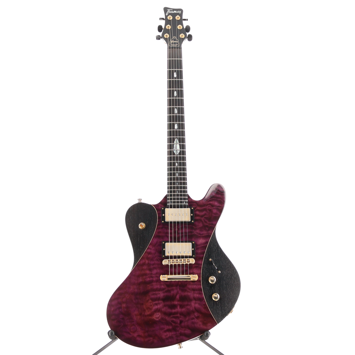Framus Masterbuilt Steve Salas Signature Idolmaker Electric Guitar Black Satin Back and Sides - 2014 (P1) (37914)