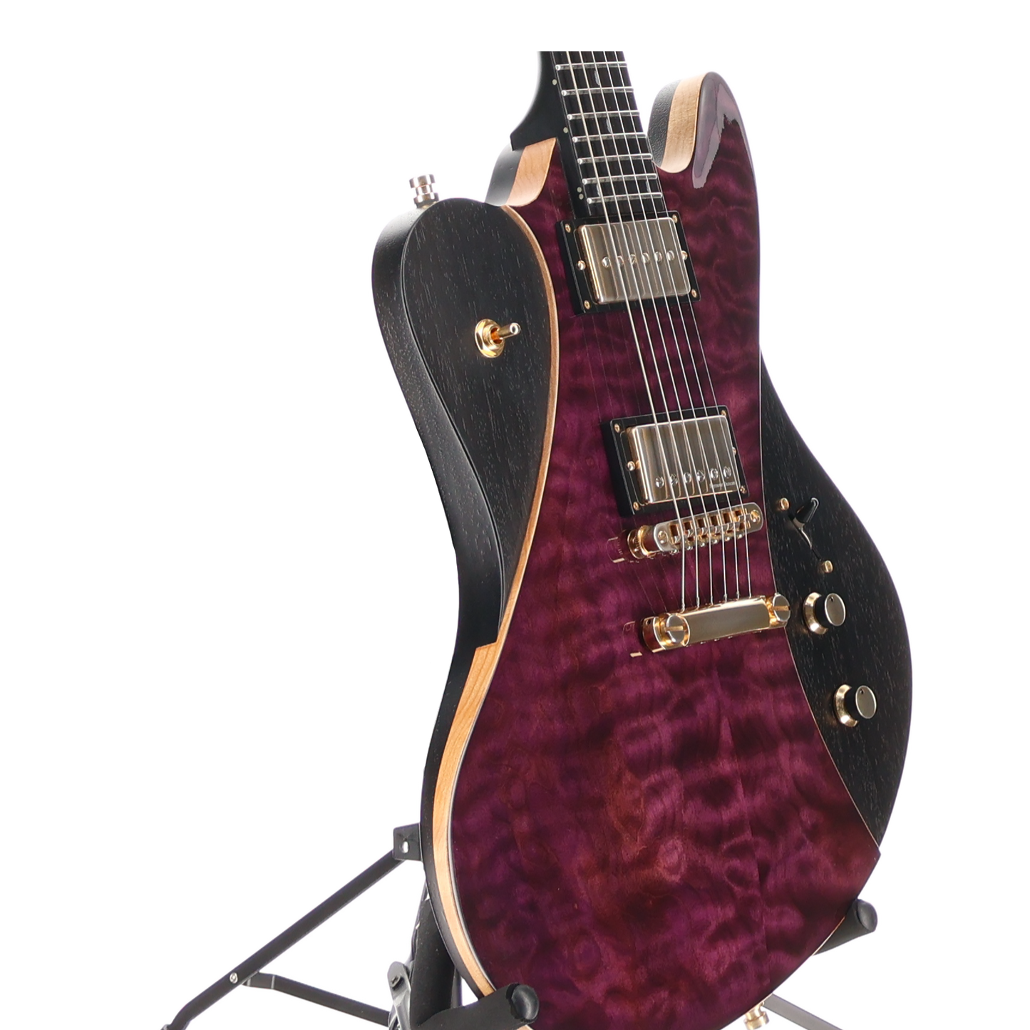 Framus Masterbuilt Steve Salas Signature Idolmaker Electric Guitar Black Satin Back and Sides - 2014 (P1) (37914)
