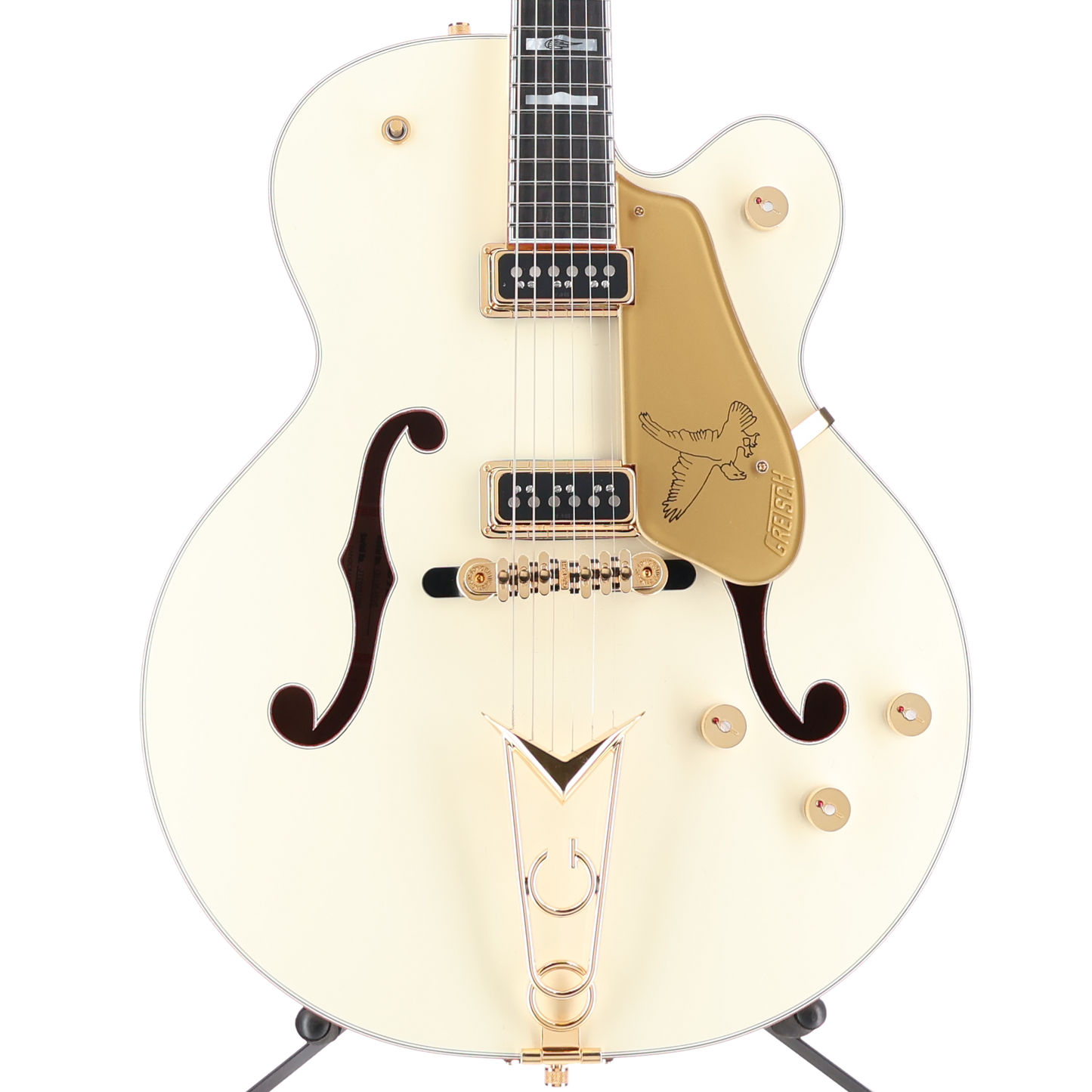 Gretsch G6136-55 Vintage Select Edition '55 Falcon Hollow Body with Cadillac Tailpiece - Vintage White Lacquer (RC2) (51286)