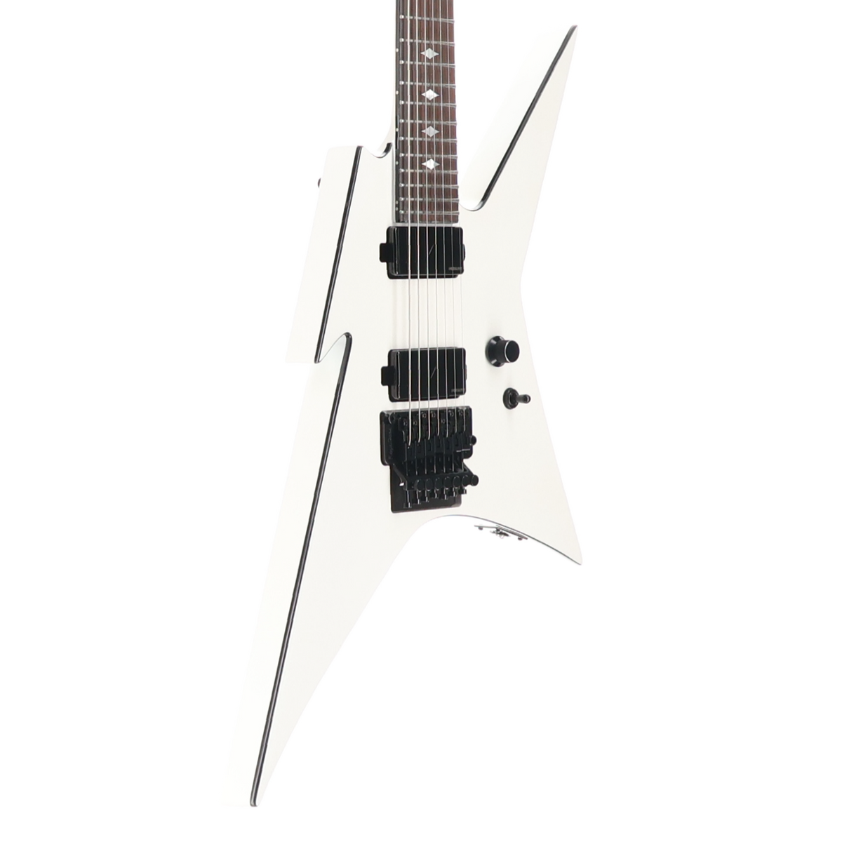 BC Rich Ironbird Extreme MK2, 7 String, Floyd Rose, Glitter White, Pro Setup (F2) (40149)
