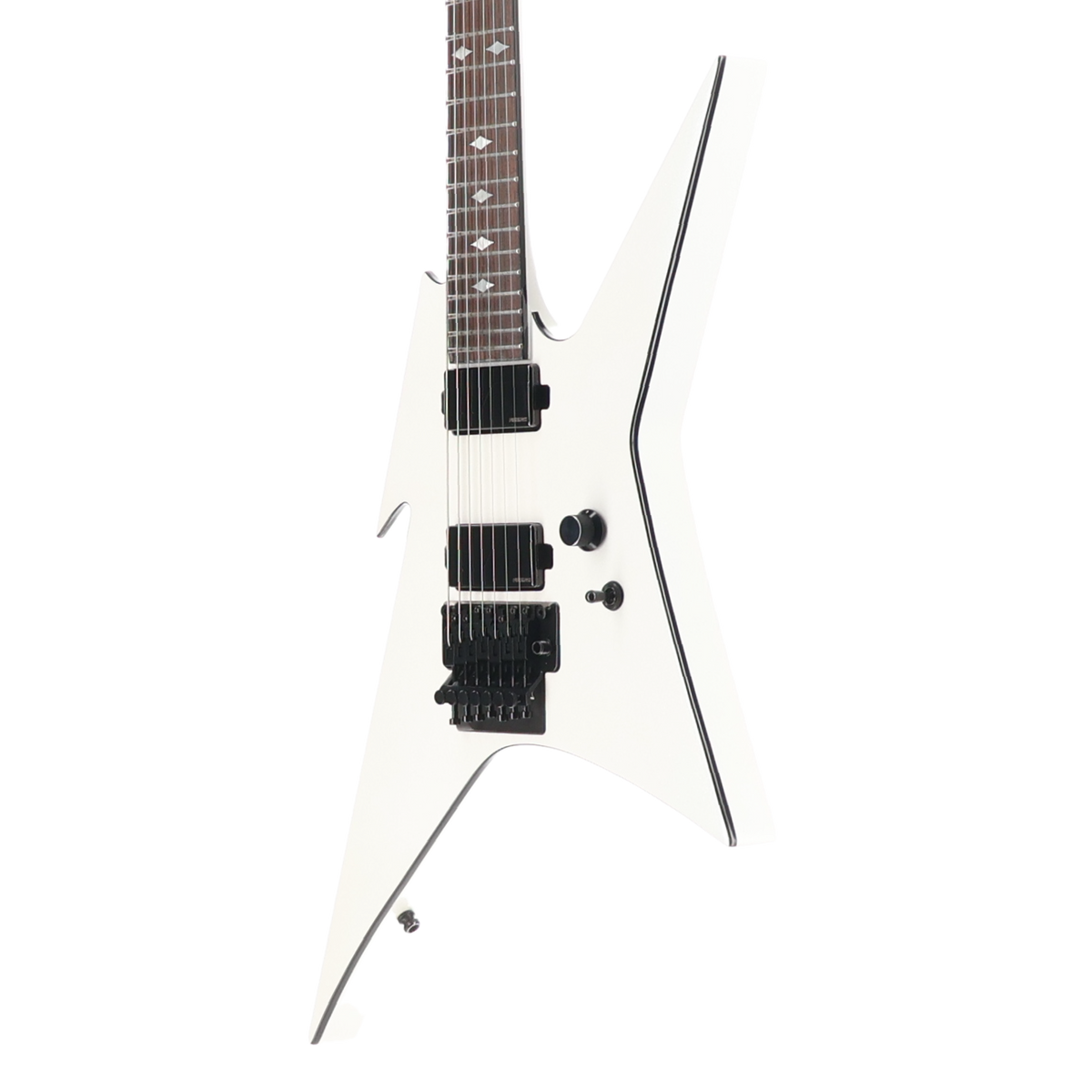 BC Rich Ironbird Extreme MK2, 7 String, Floyd Rose, Glitter White, Pro Setup (F2) (40149)