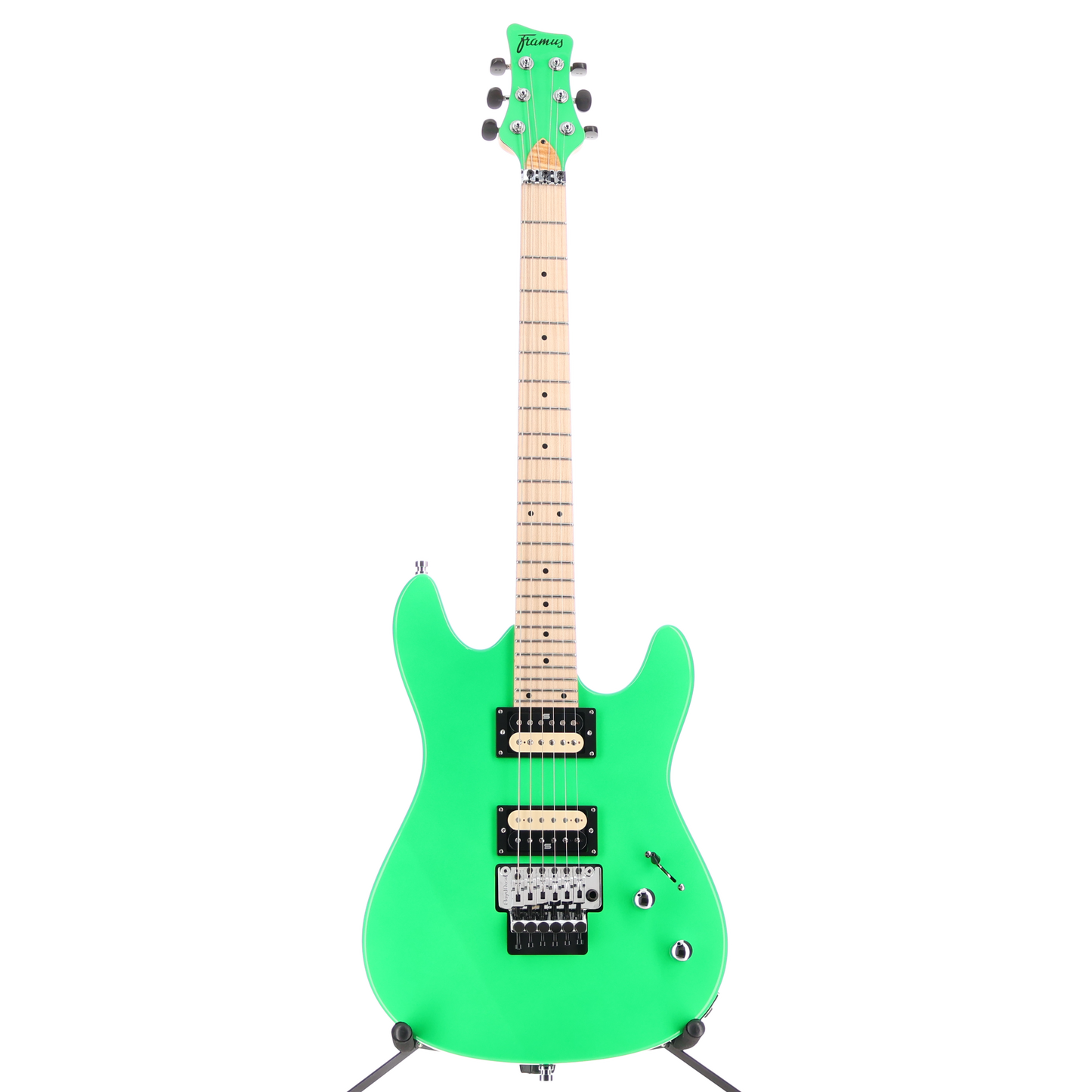 Framus Masterbuilt Custom Shop Diablo Progressive X - Solid "Day Glow" Green High Polish - 17-3700 (P1) (77817)