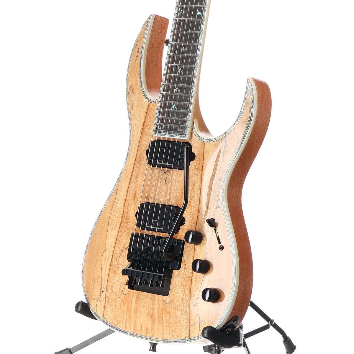 BC Rich Shredzilla 7 Prophecy Archtop Floyd Rose Spalted Maple (SR) (60259)