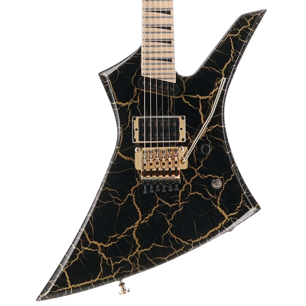 Jackson Pro Plus Series Signature Brandon Ellis Kelly KE27, Maple Fingerboard, Gold Crackle (S11) (01204)