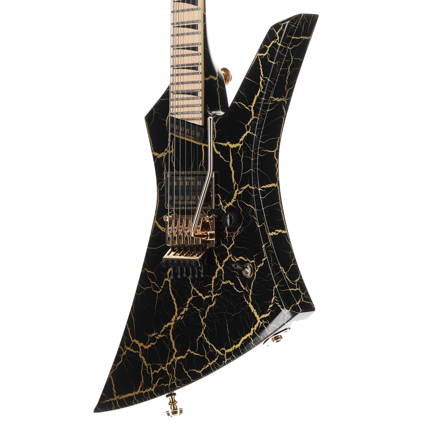 Jackson Pro Plus Series Signature Brandon Ellis Kelly KE27, Maple Fingerboard, Gold Crackle (S11) (01204)