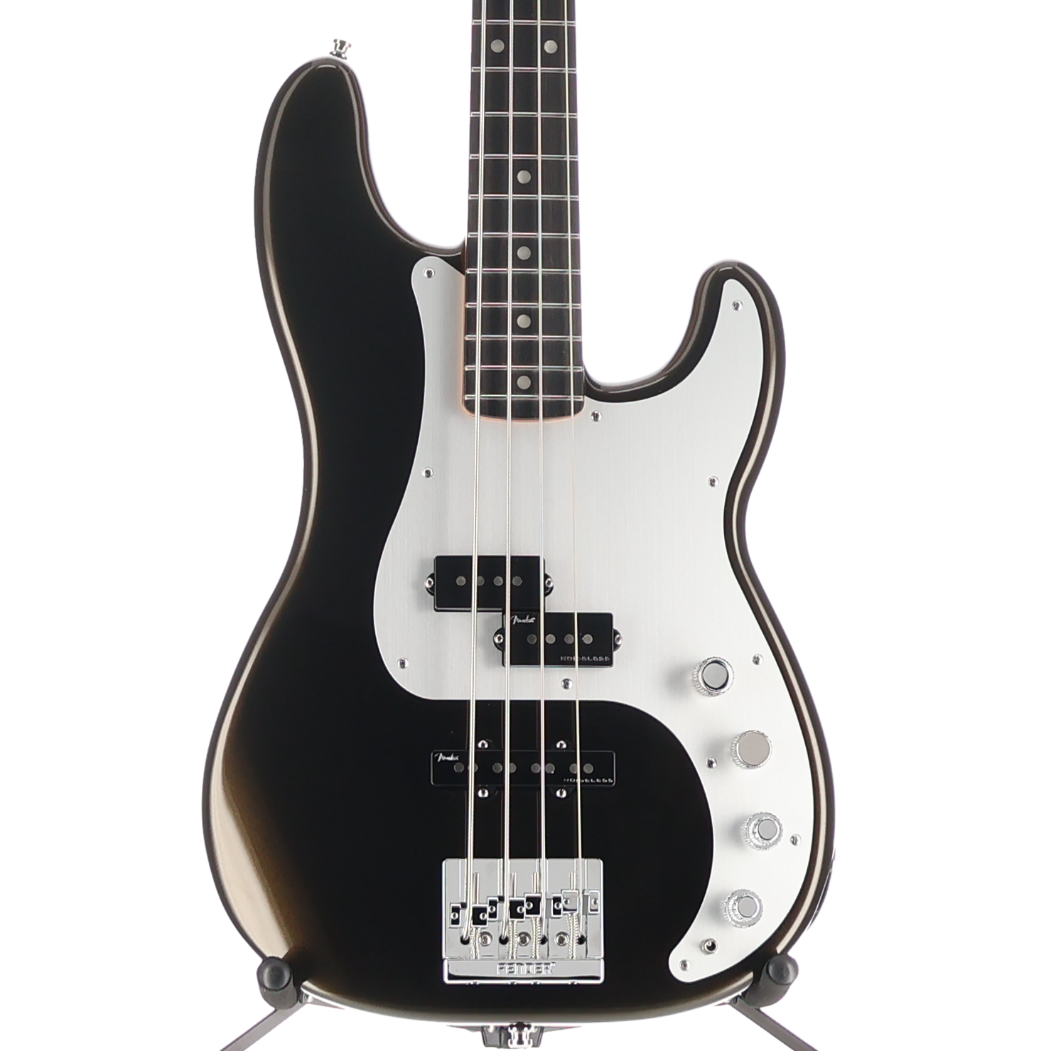 Fender American Ultra II Precision Bass®, Ebony Fingerboard, Texas Tea (P2) (02768)