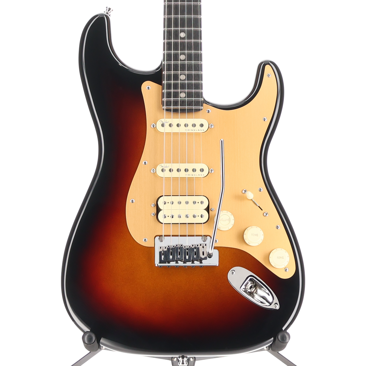 Fender American Ultra II Stratocaster HSS, Ebony Fingerboard, Ultraburst (P2) (05161)
