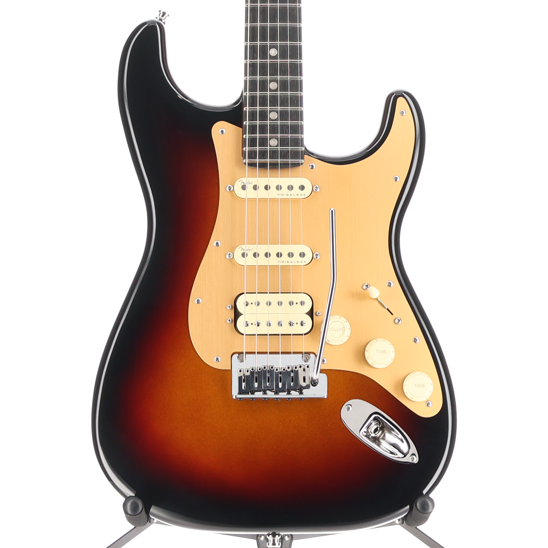 Fender American Ultra II Stratocaster HSS, Ebony Fingerboard, Ultraburst (P2) (05161)