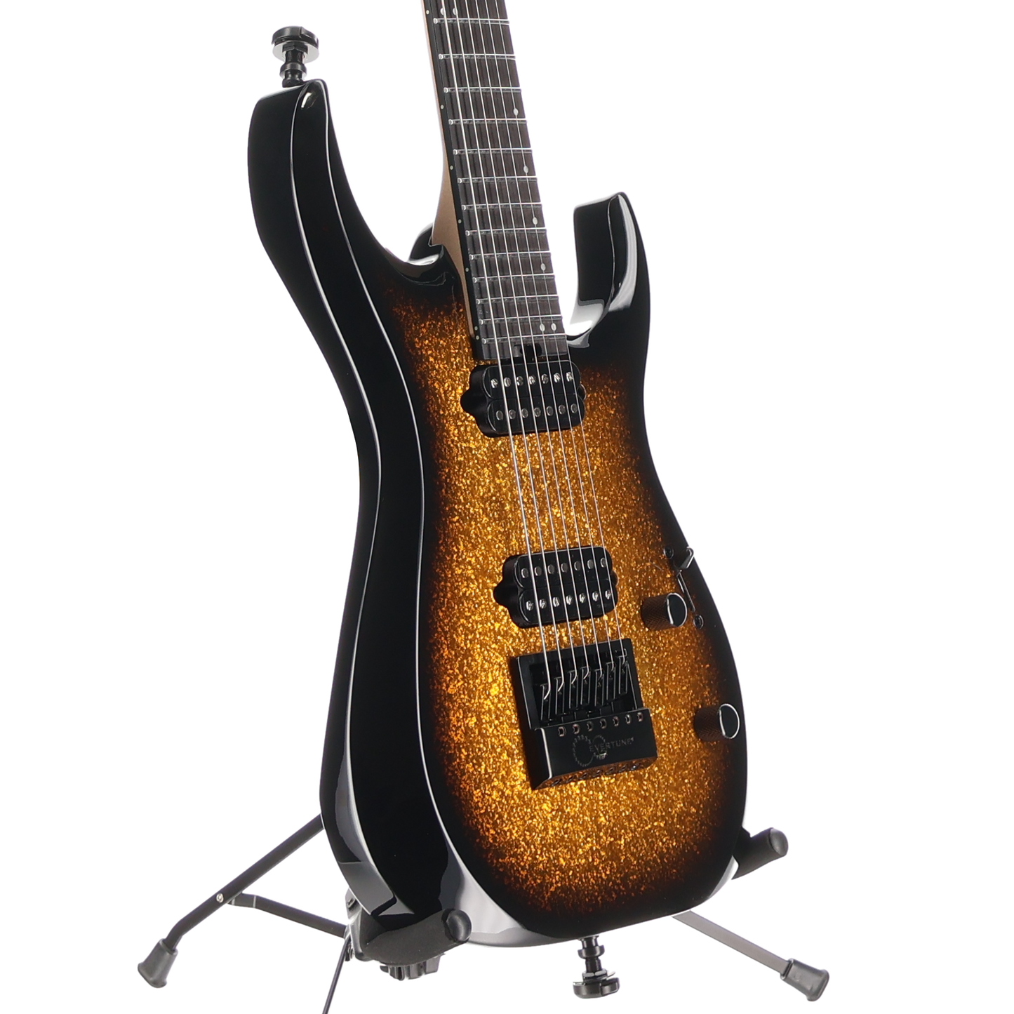 Jackson Pro Plus Series DK Modern EVTN7, Ebony Fingerboard, Gold Sparkle (P1) (00064)