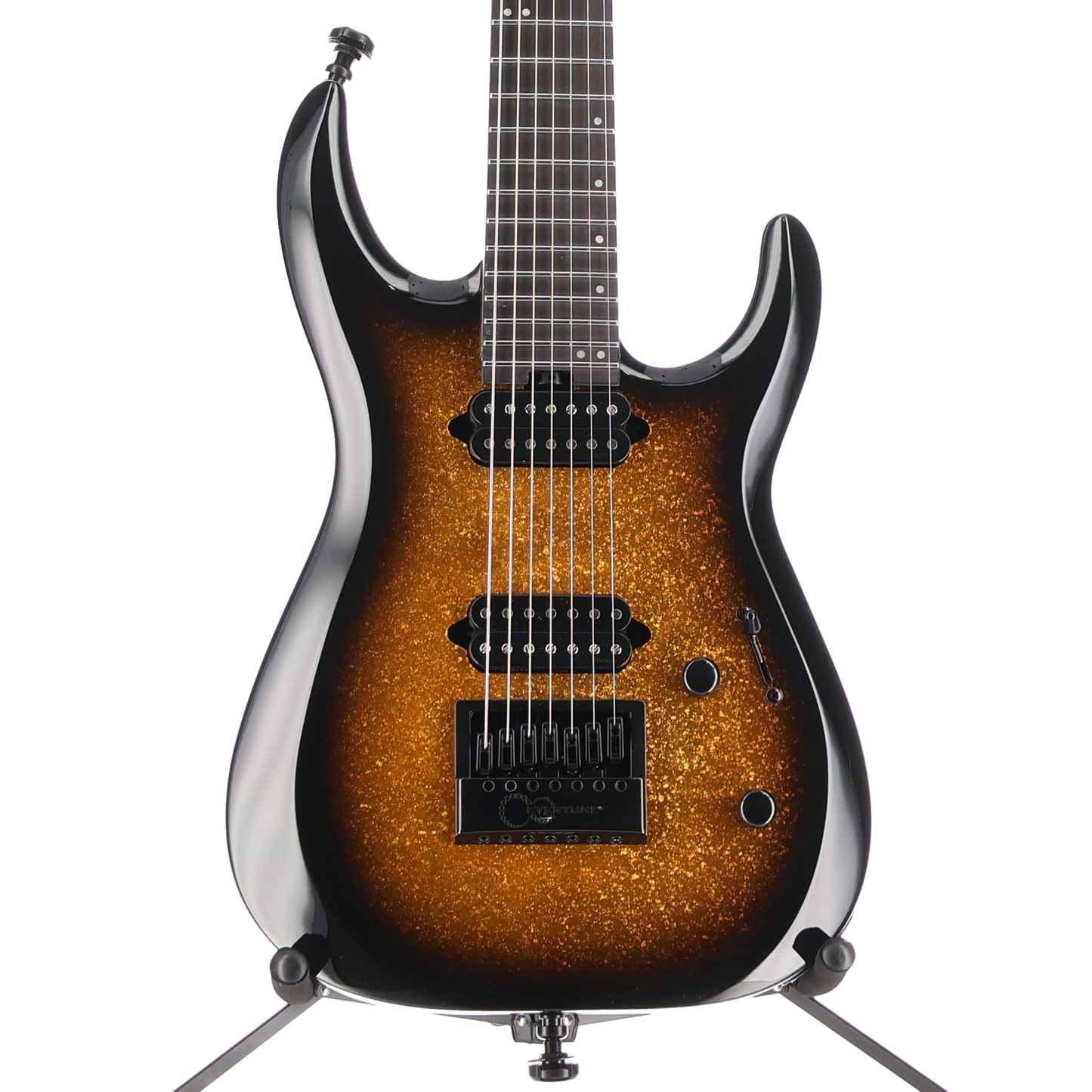 Jackson Pro Plus Series DK Modern EVTN7, Ebony Fingerboard, Gold Sparkle (P1) (00064)
