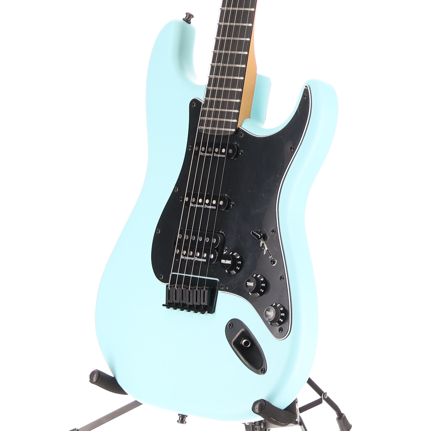 Fender Limited Edition Player Advanced Stratocaster HSS HT, Ebony Fingerboard, Daphne Blue (V12) (08988)