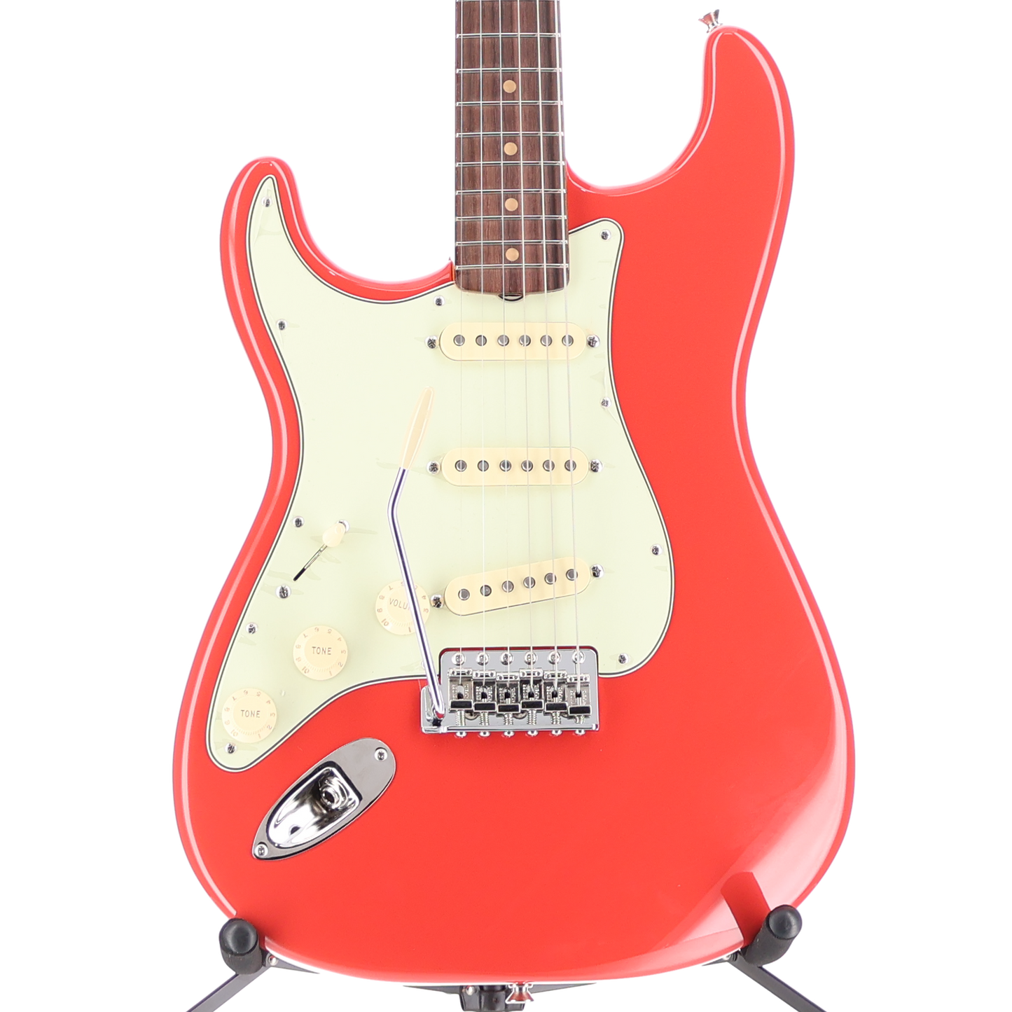 Fender American Vintage II 1961 Stratocaster Left-Hand, Rosewood Fingerboard, Fiesta Red (O2) (02368)