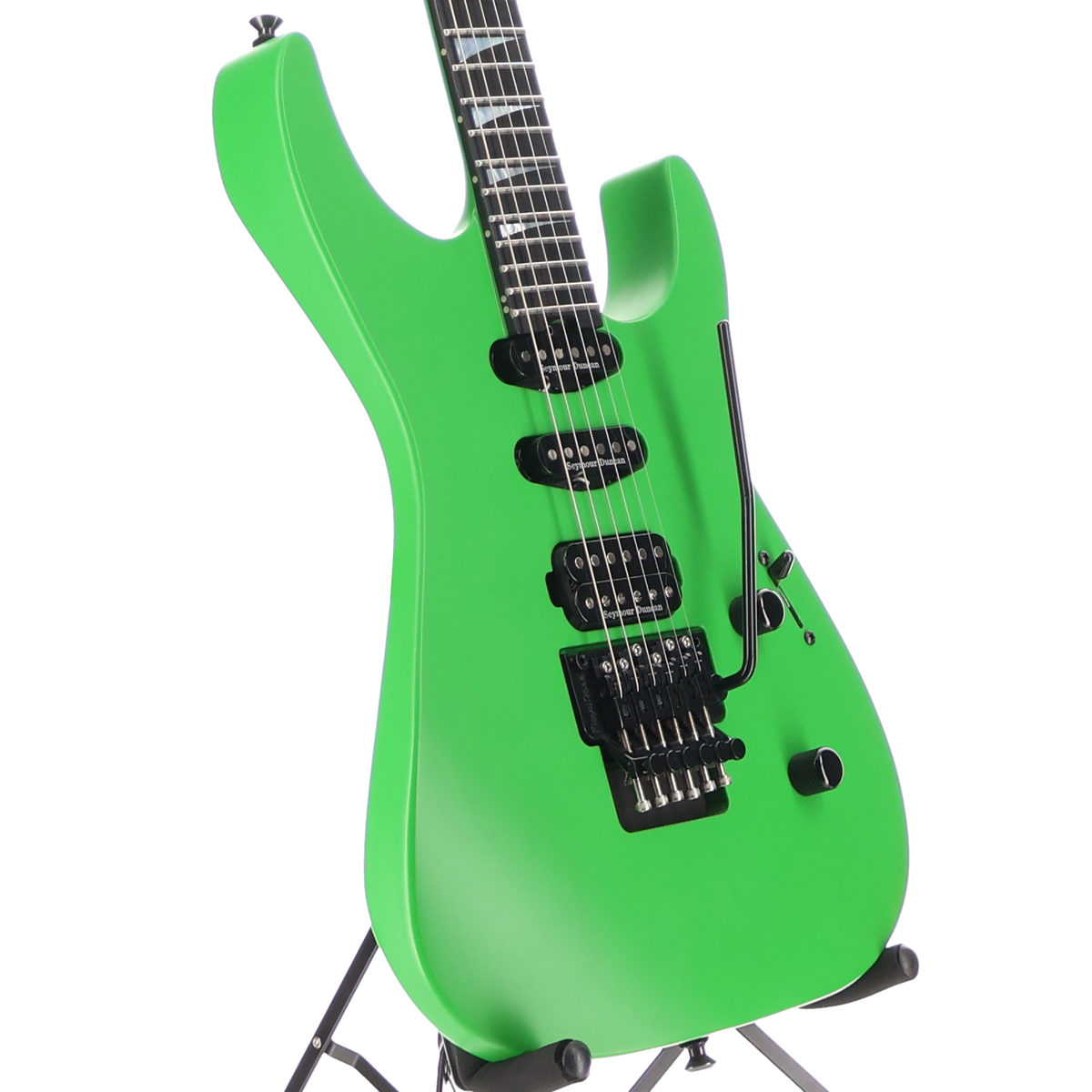 Jackson American Series Soloist SL3, Ebony Fingerboard, Satin Slime Green (O2) (01685)