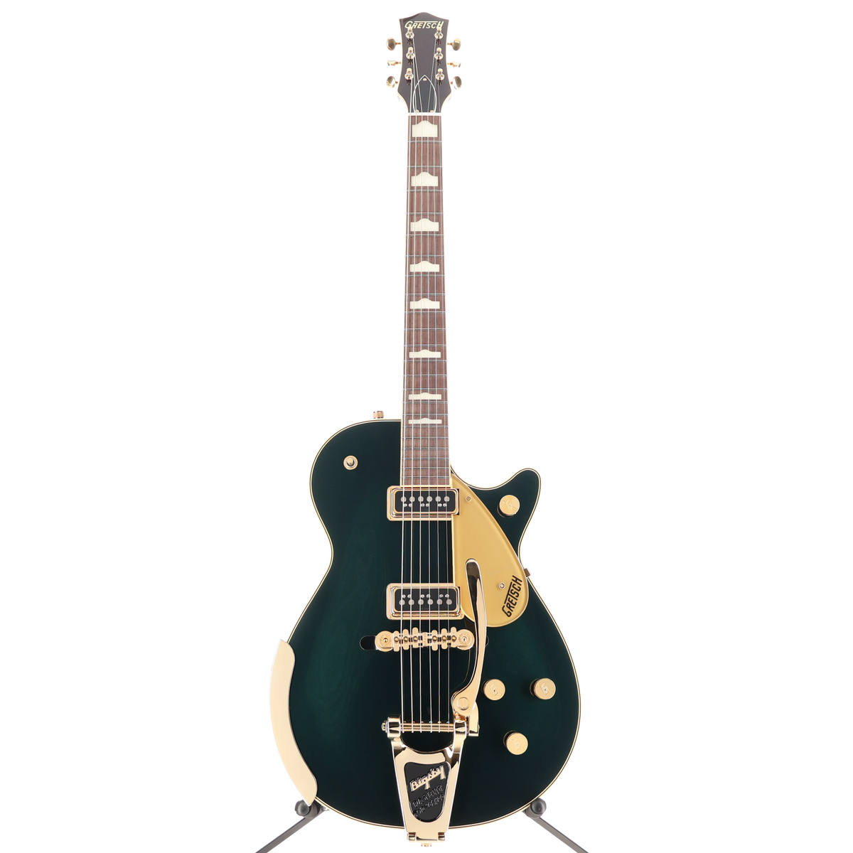 Gretsch G6128T-57 Vintage Select 57 Duo Jet with Bigsby, TV Jones, Cadillac Green (M1) (61423)
